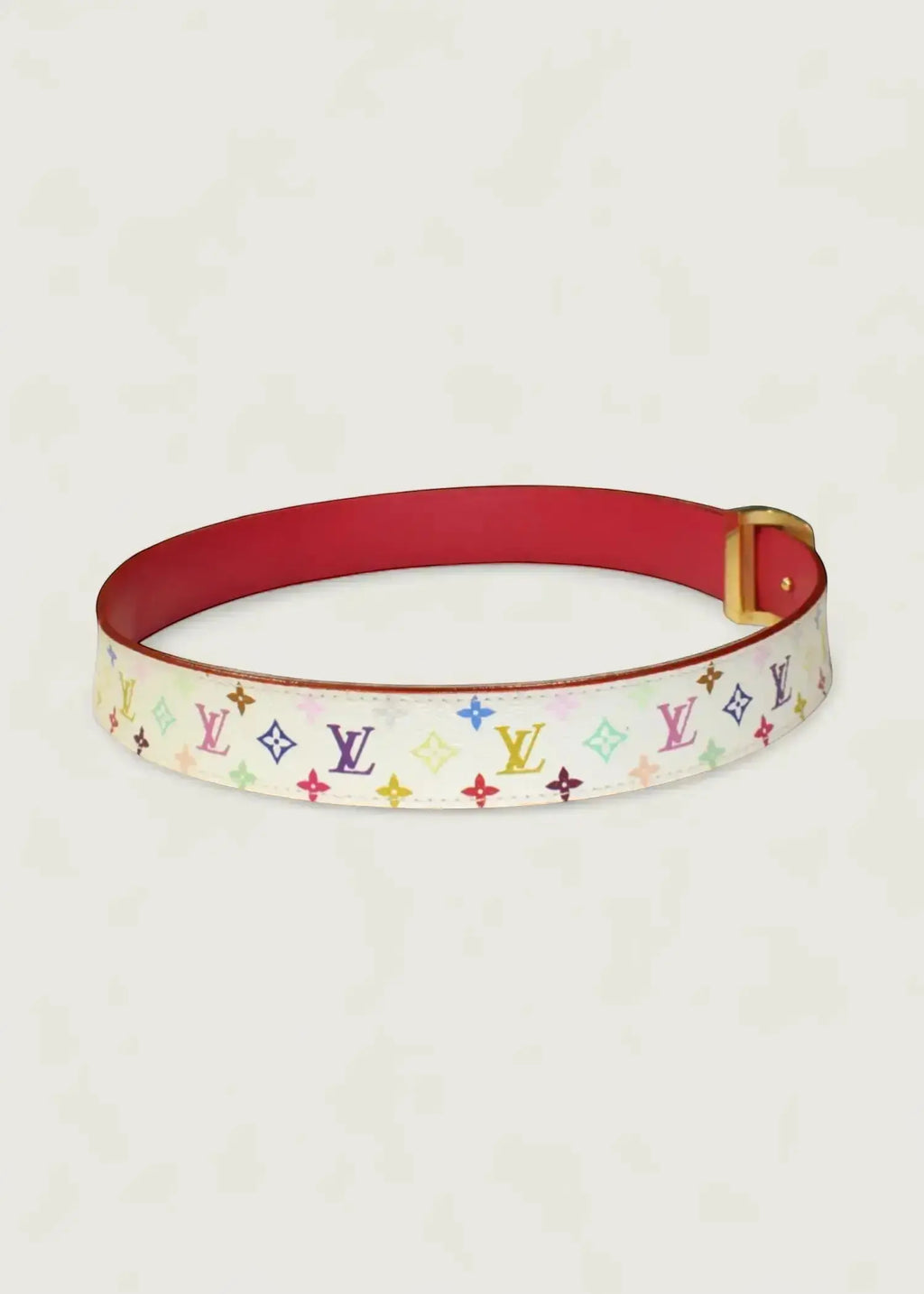 Preloved | Louis Vuitton Monogram x Takashi Murakami Multicolor Santure Bælte i Canvas Louis Vuitton