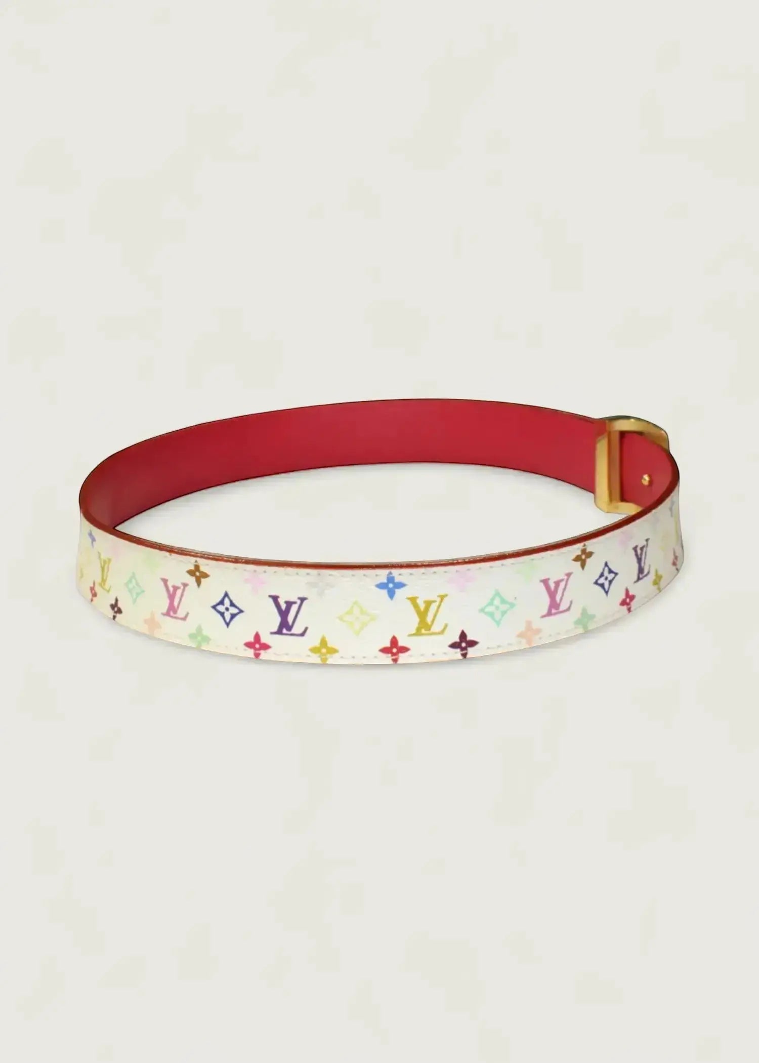 Preloved | Louis Vuitton Monogram x Takashi Murakami Multicolor Santure Bælte i Canvas Louis Vuitton