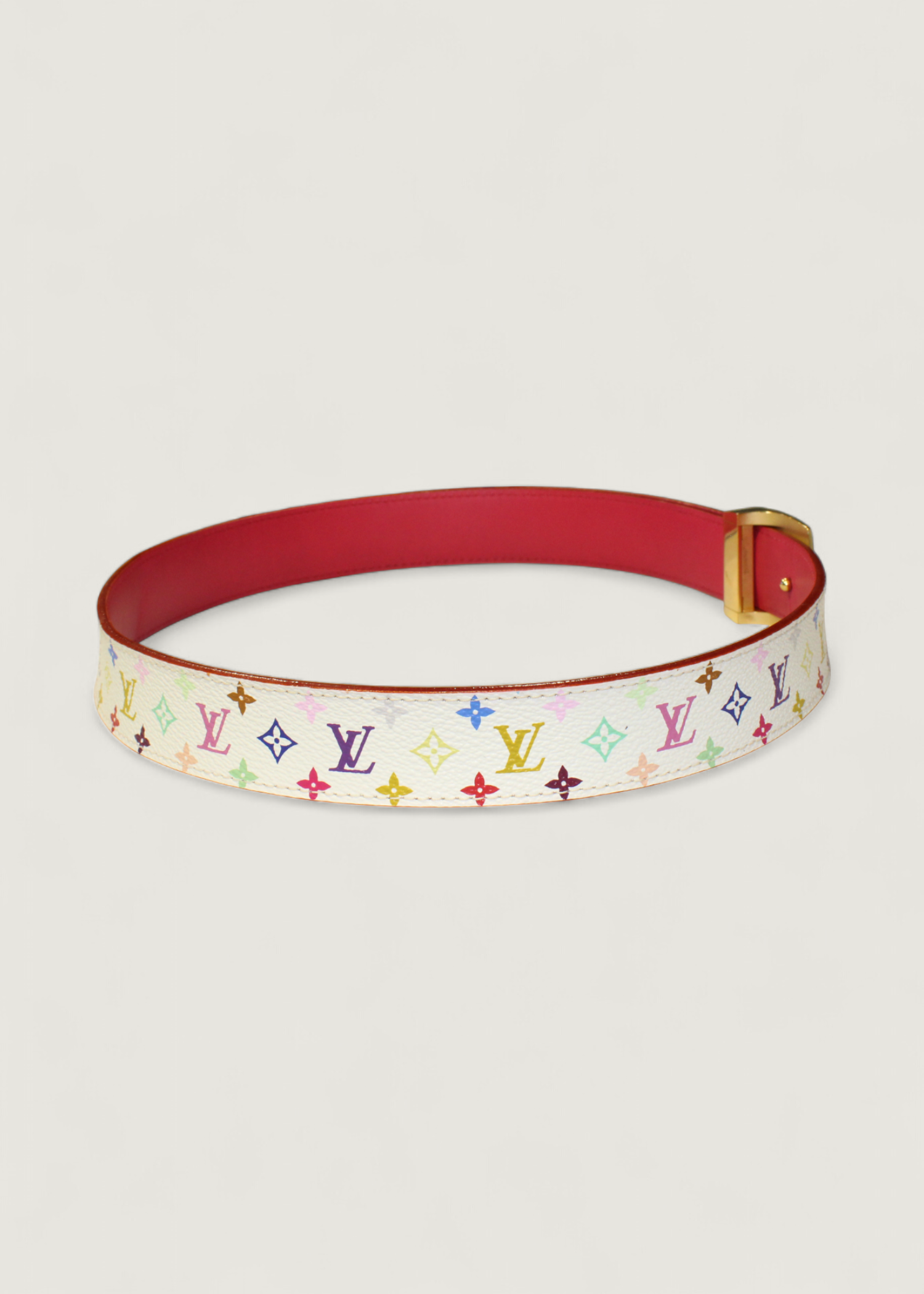 Preloved | Louis Vuitton Monogram x Takashi Murakami Multicolor Santure Bælte i Canvas