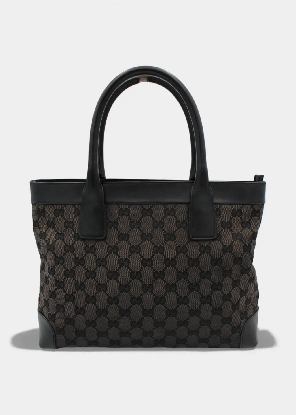 Preloved | Gucci GG Monogram Håndtaske i Sort Gucci