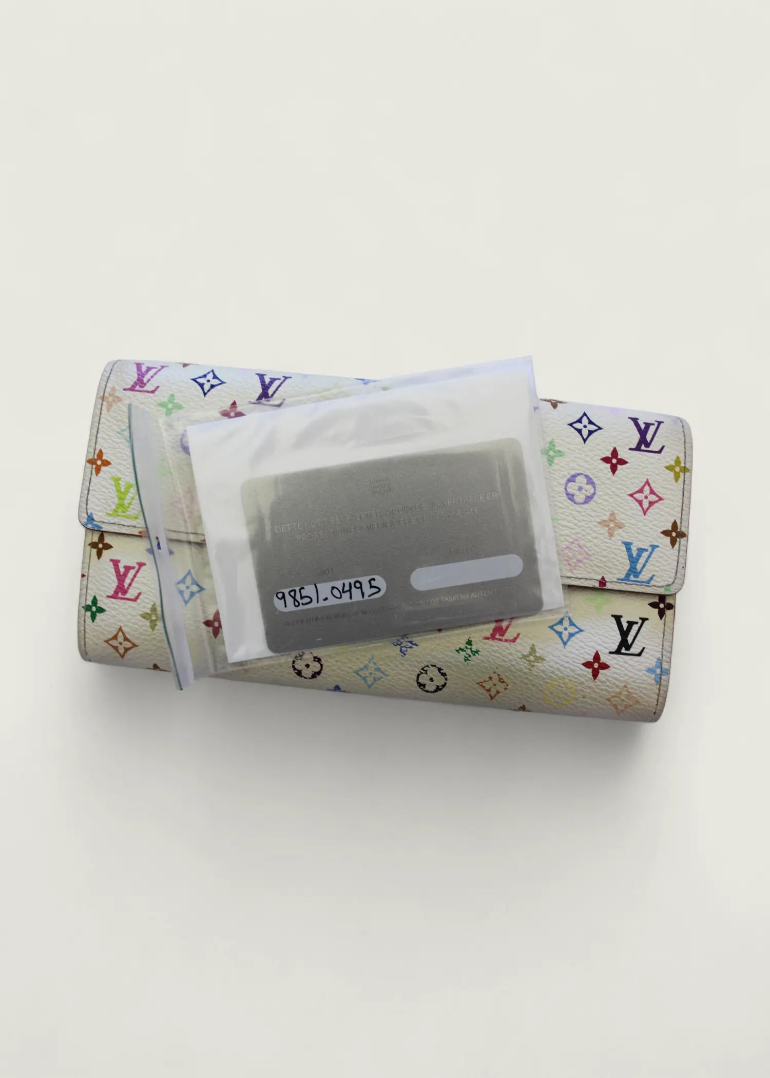 Preloved | Louis Vuitton Monogram x Takashi Murakami Multicolor Porte-Feuille Sarah Hvid Pung Louis Vuitton