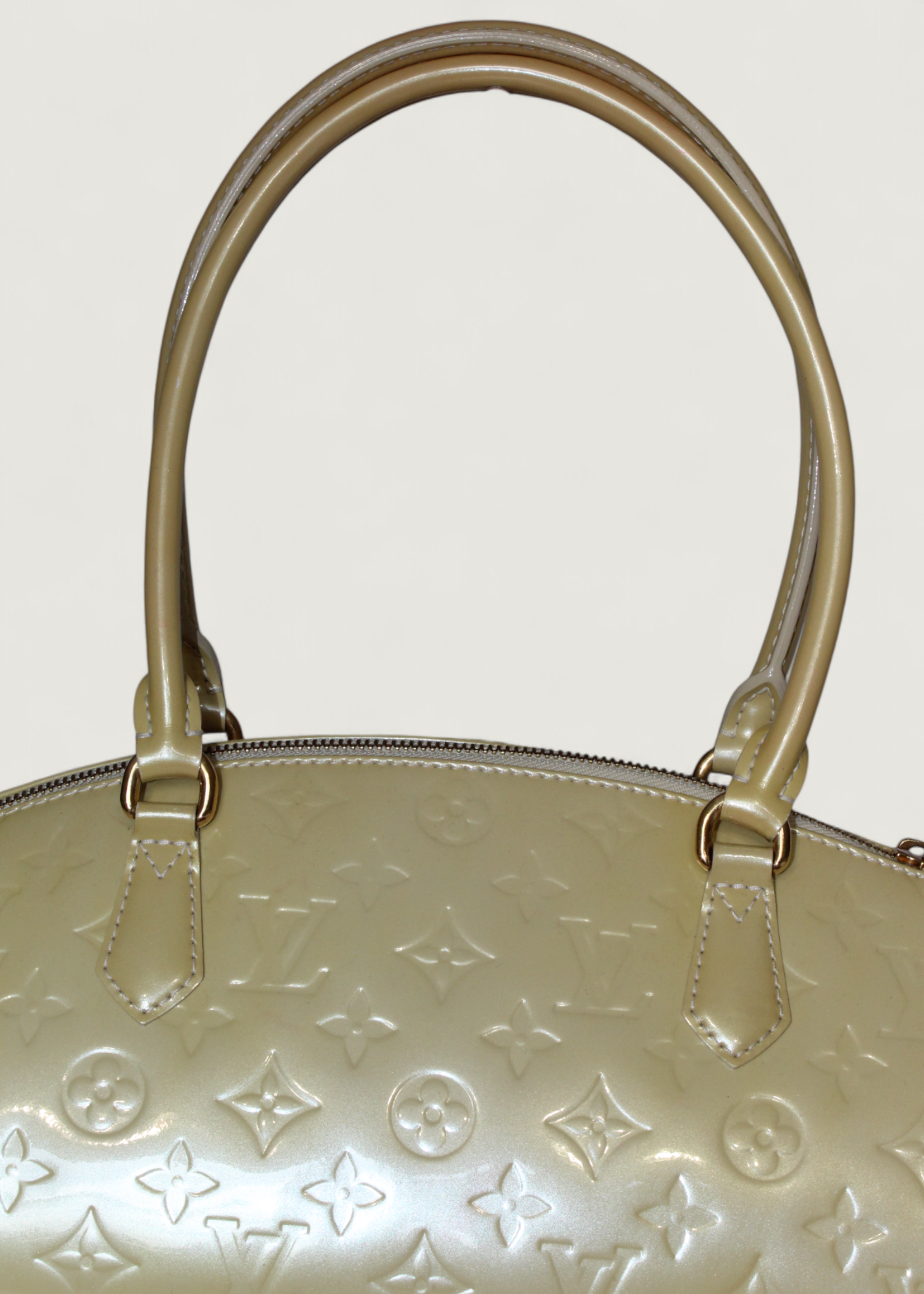 Preloved | Louis Vuitton Monogram Vernis Sherwood PM Håndtaske i Beige