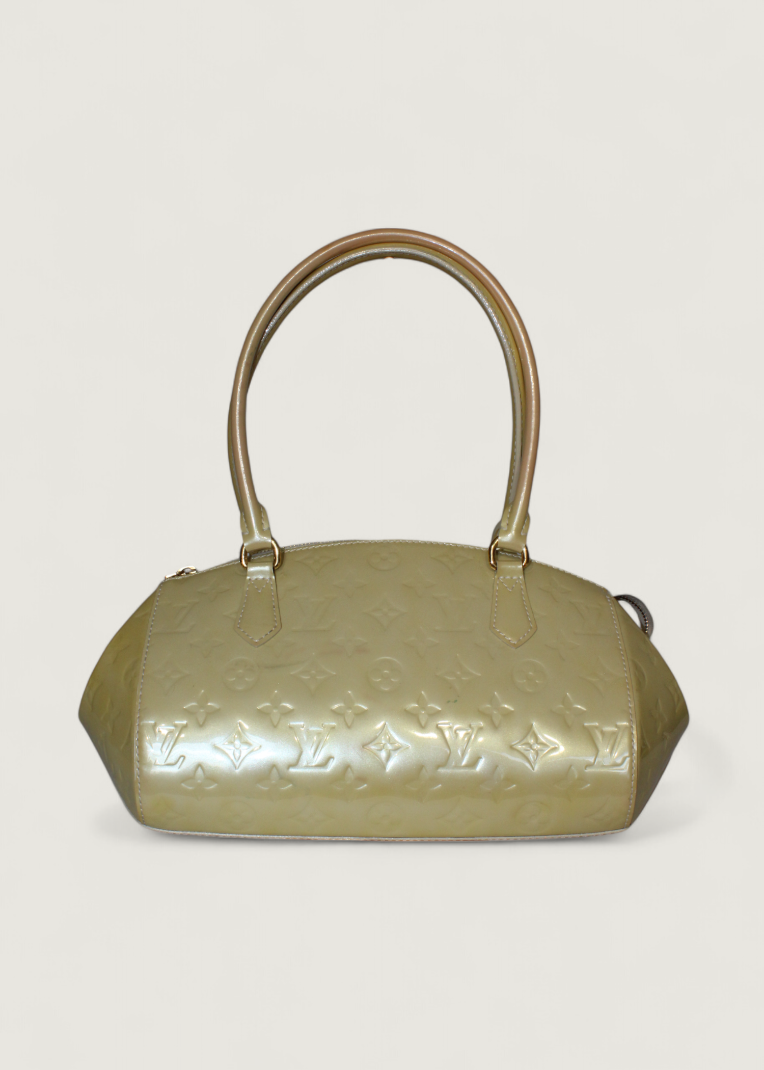 Preloved | Louis Vuitton Monogram Vernis Sherwood PM Håndtaske i Beige