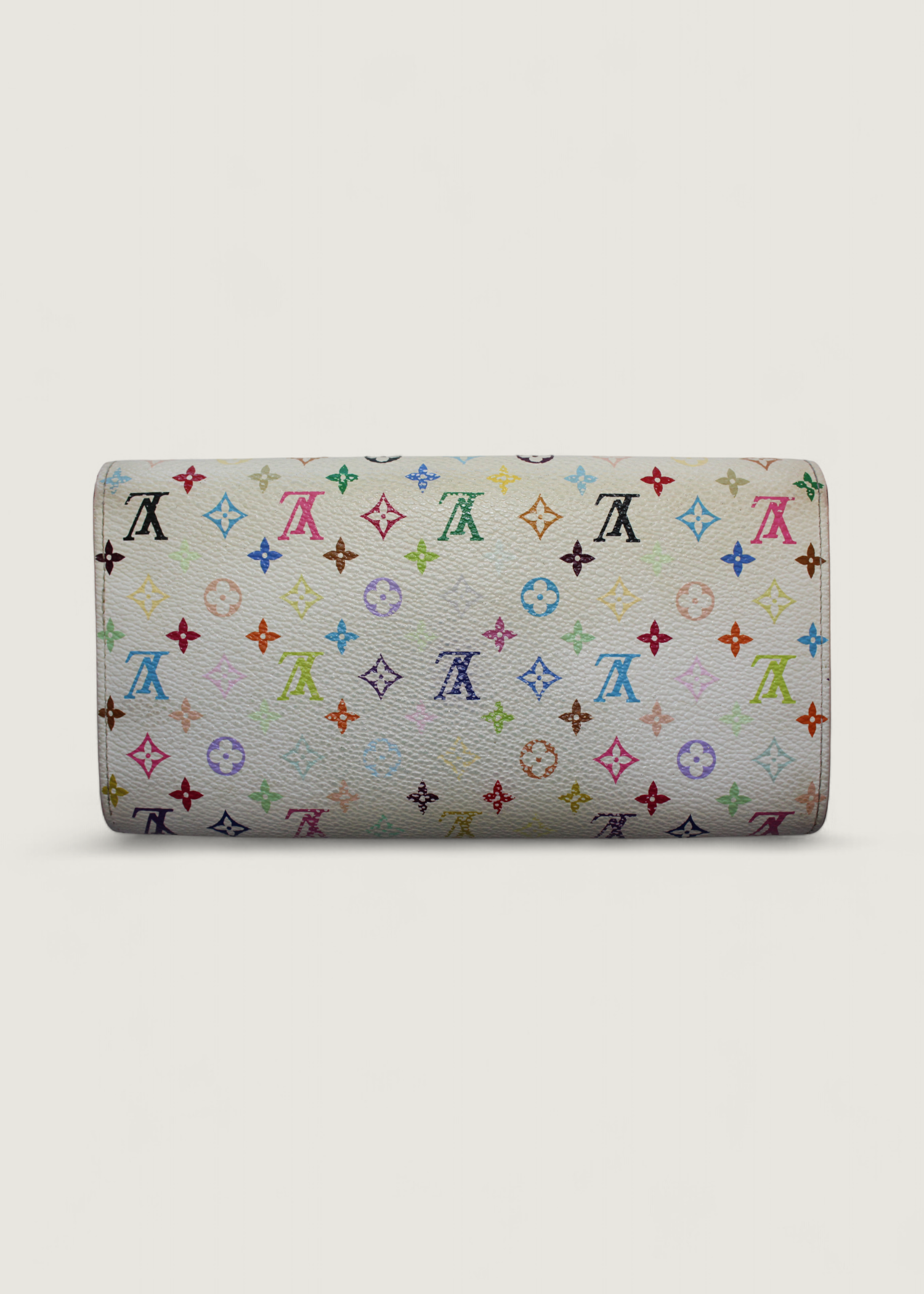 Preloved | Louis Vuitton Monogram x Takashi Murakami Multicolor Porte-Feuille Sarah Hvid Pung