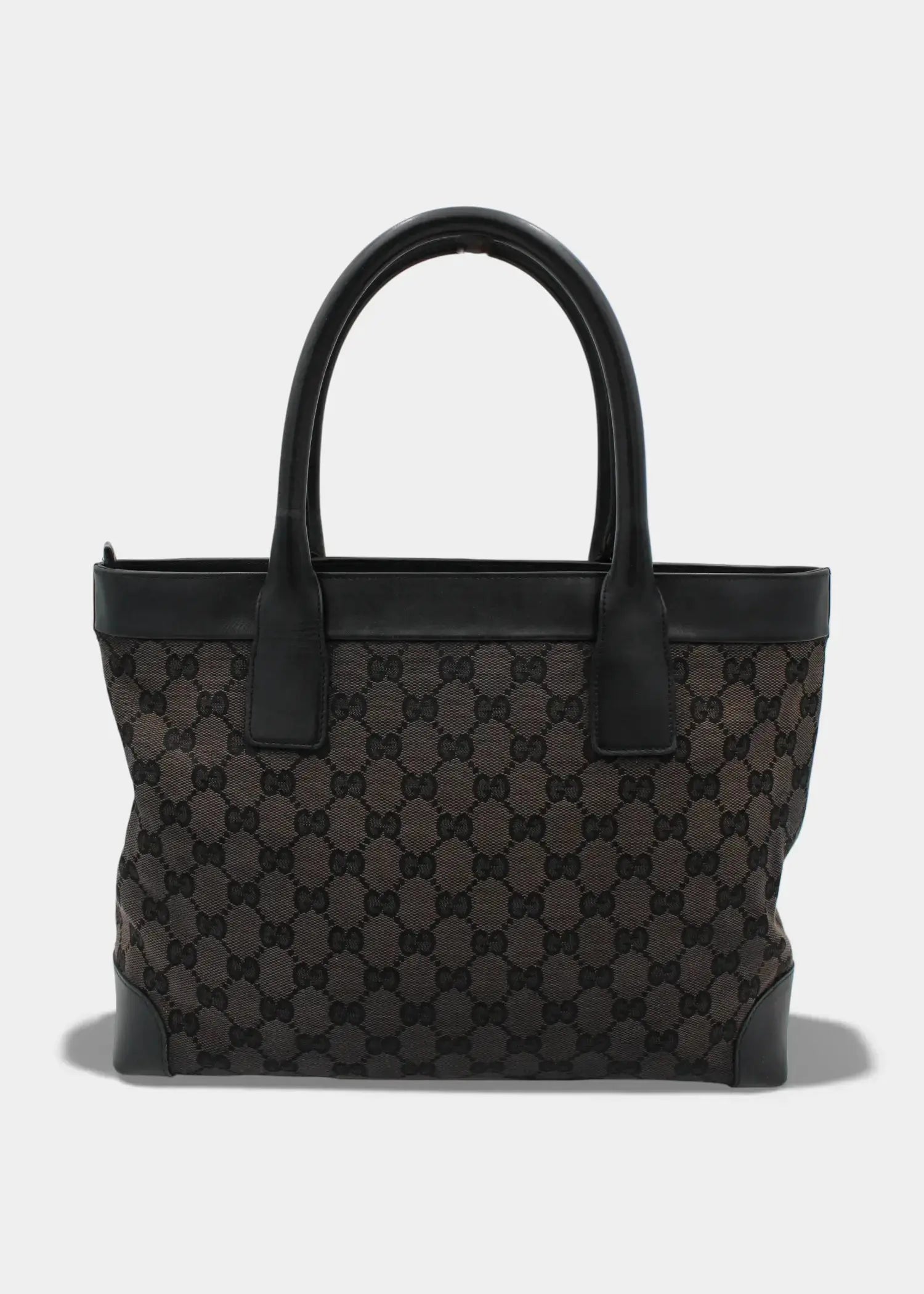 Preloved | Gucci GG Monogram Håndtaske i Sort Gucci