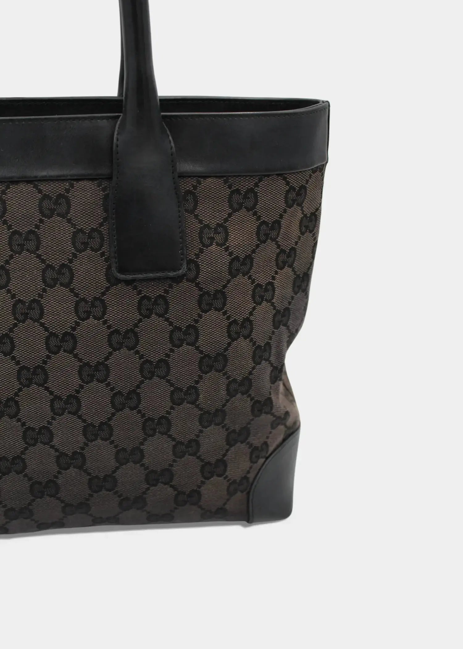 Preloved | Gucci GG Monogram Håndtaske i Sort Gucci
