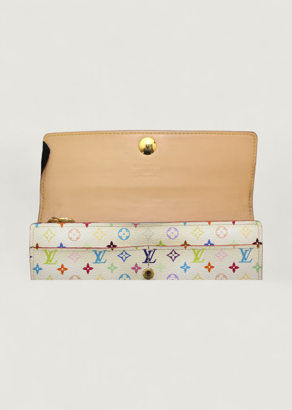Preloved | Louis Vuitton Monogram x Takashi Murakami Multicolor Porte-Feuille Sarah Hvid Pung
