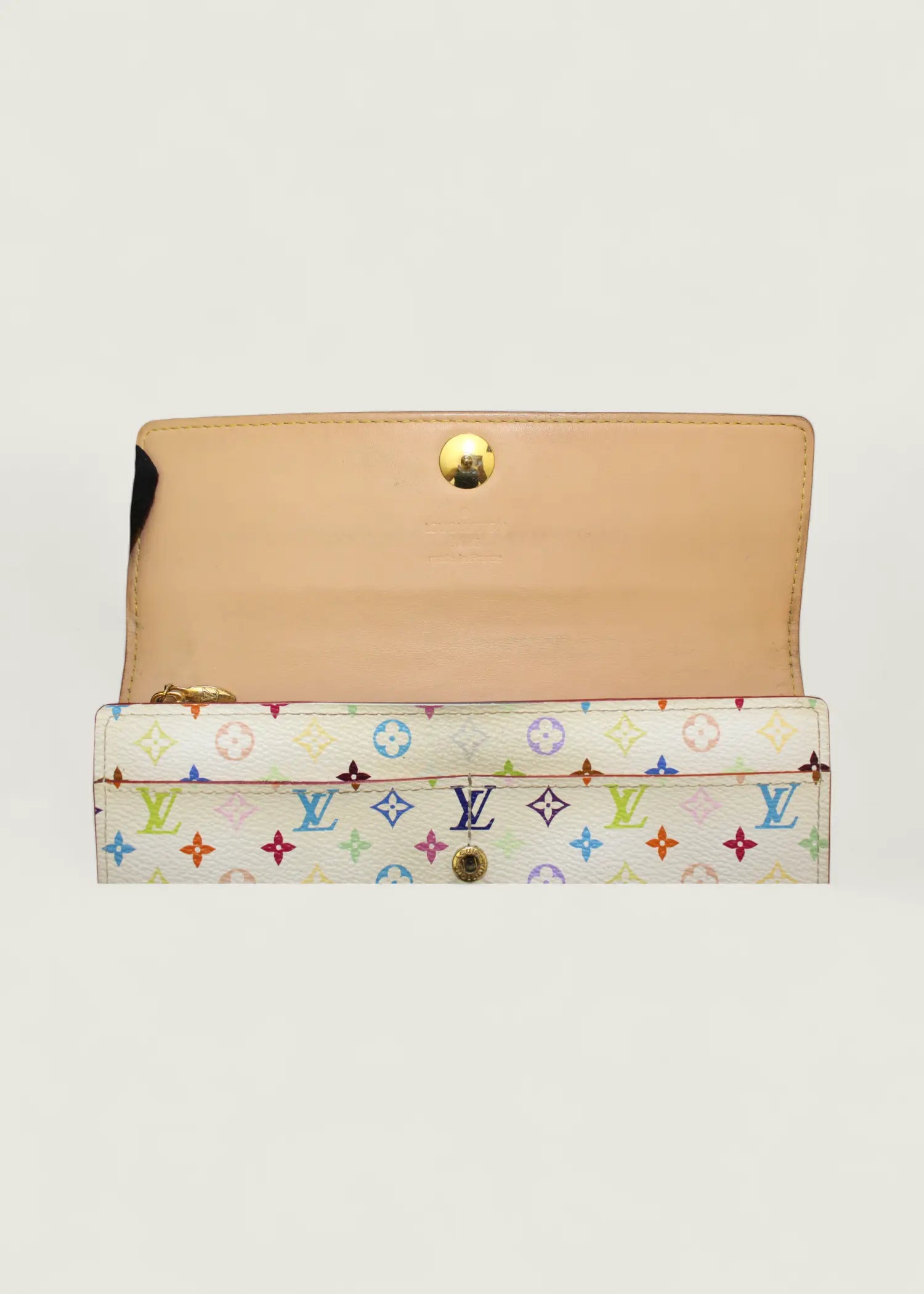 Preloved | Louis Vuitton Monogram x Takashi Murakami Multicolor Porte-Feuille Sarah Hvid Pung Louis Vuitton