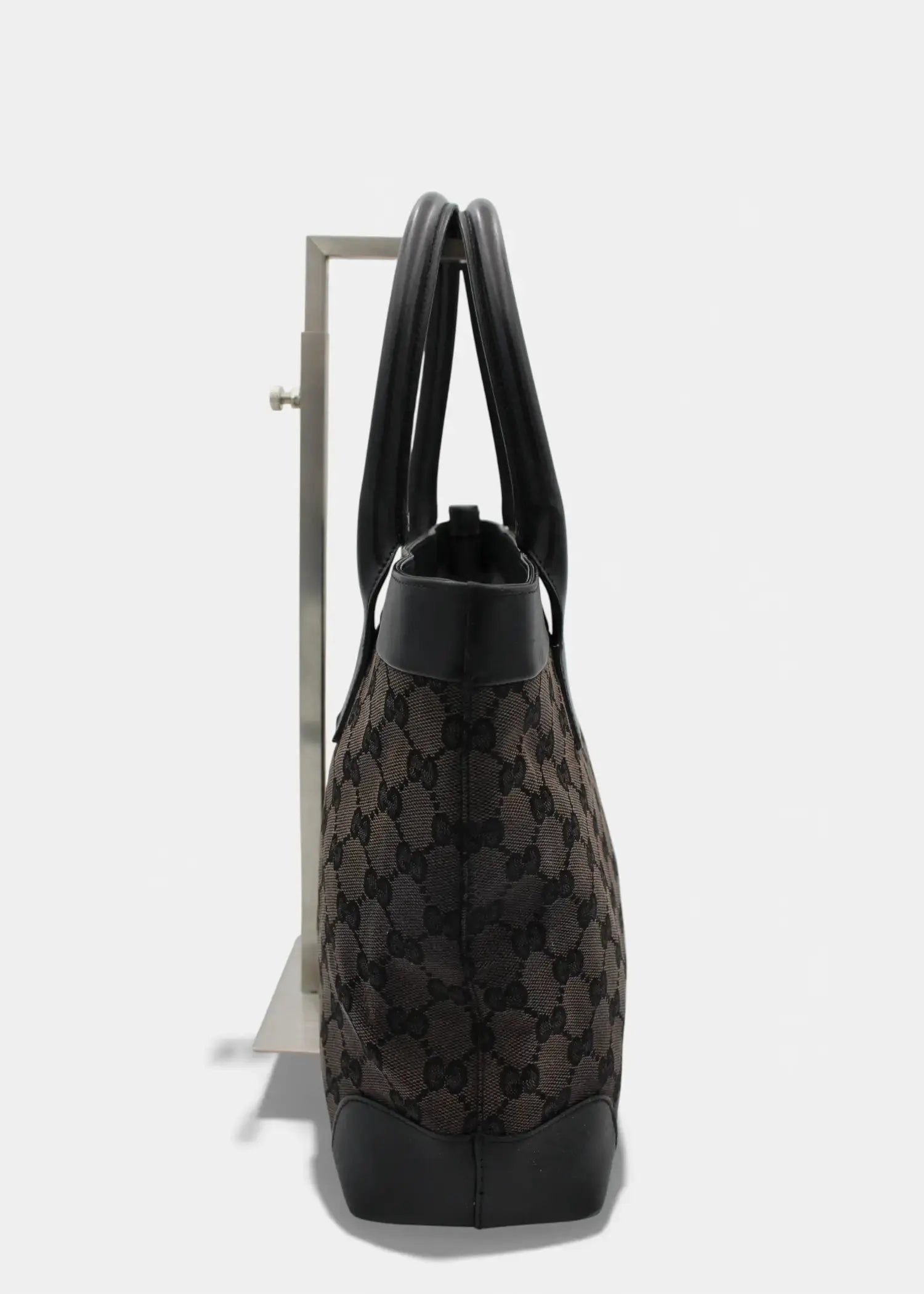 Preloved | Gucci GG Monogram Håndtaske i Sort Gucci