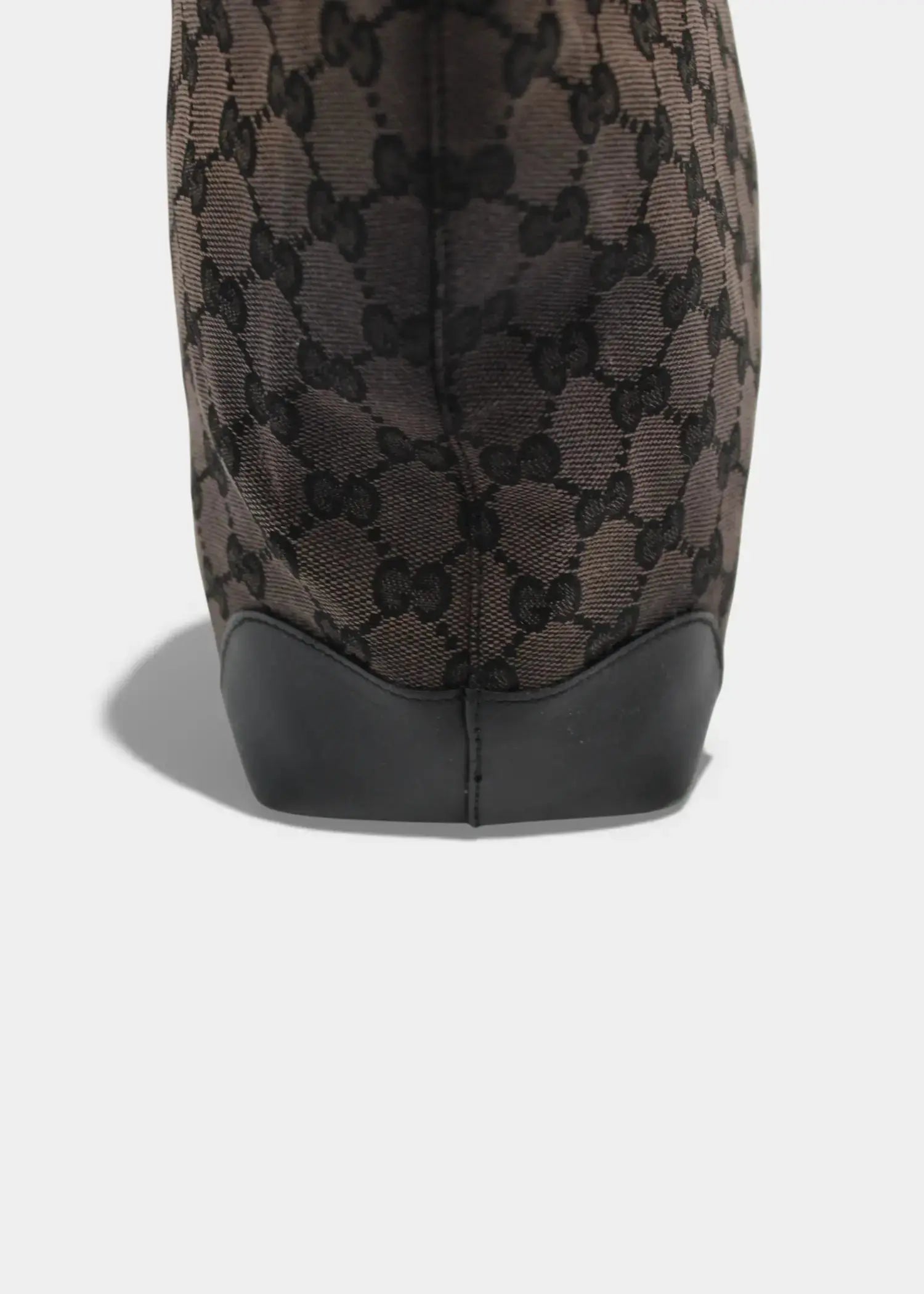 Preloved | Gucci GG Monogram Håndtaske i Sort Gucci