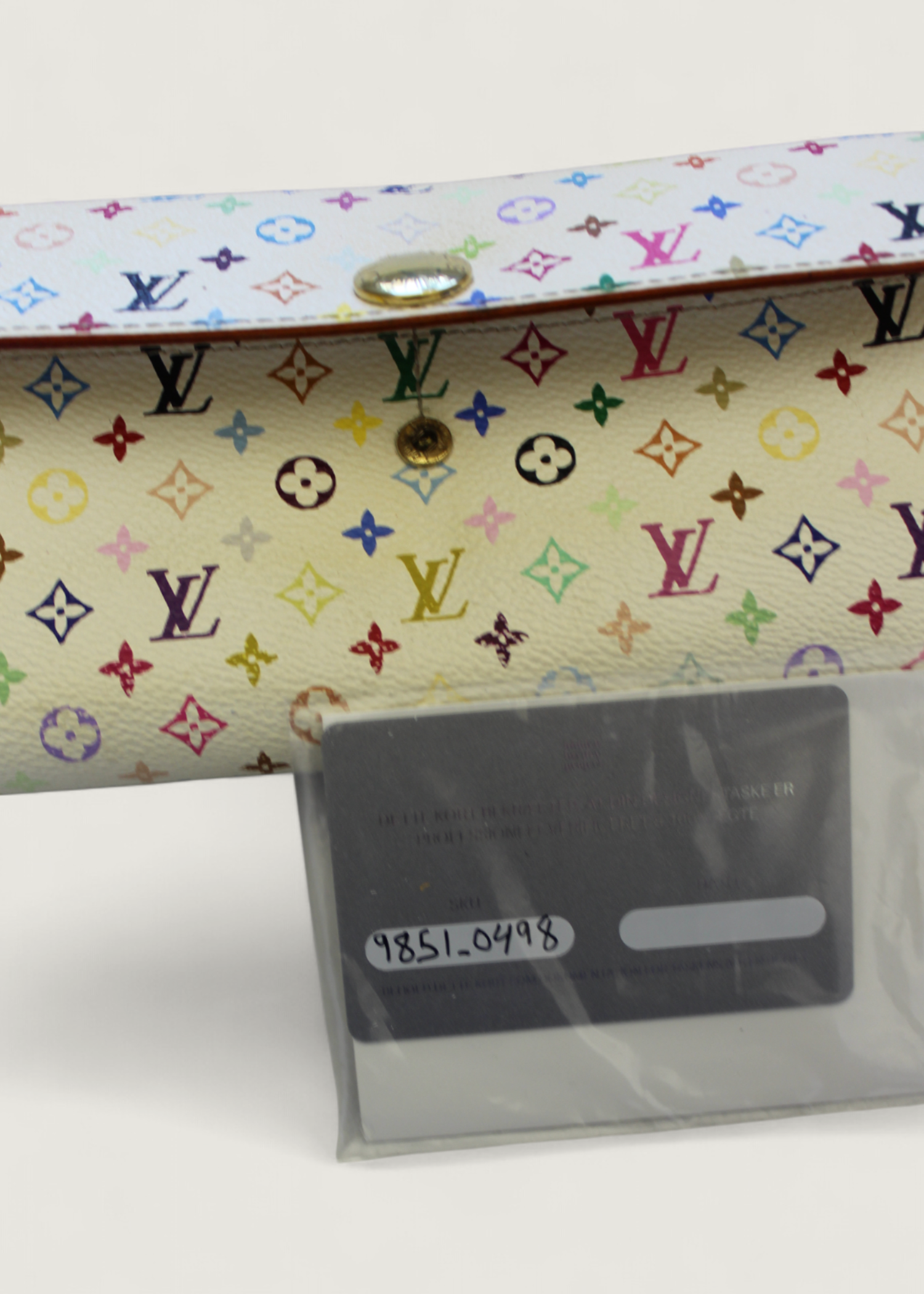 Preloved | Louis Vuitton Monogram x Takashi Murakami Multicolor Porte-Feuille Sarah Hvid Pung