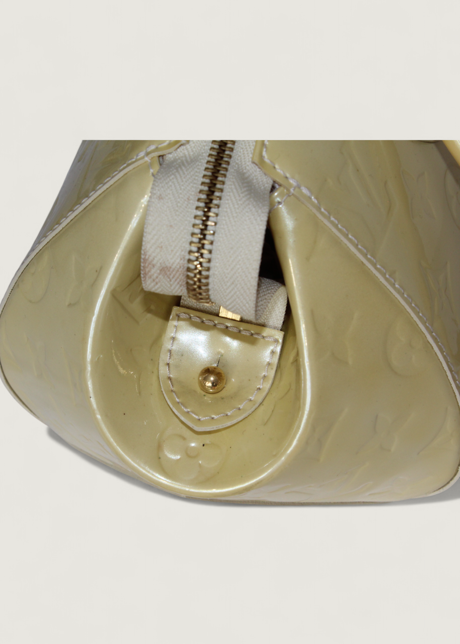 Preloved | Louis Vuitton Monogram Vernis Sherwood PM Håndtaske i Beige