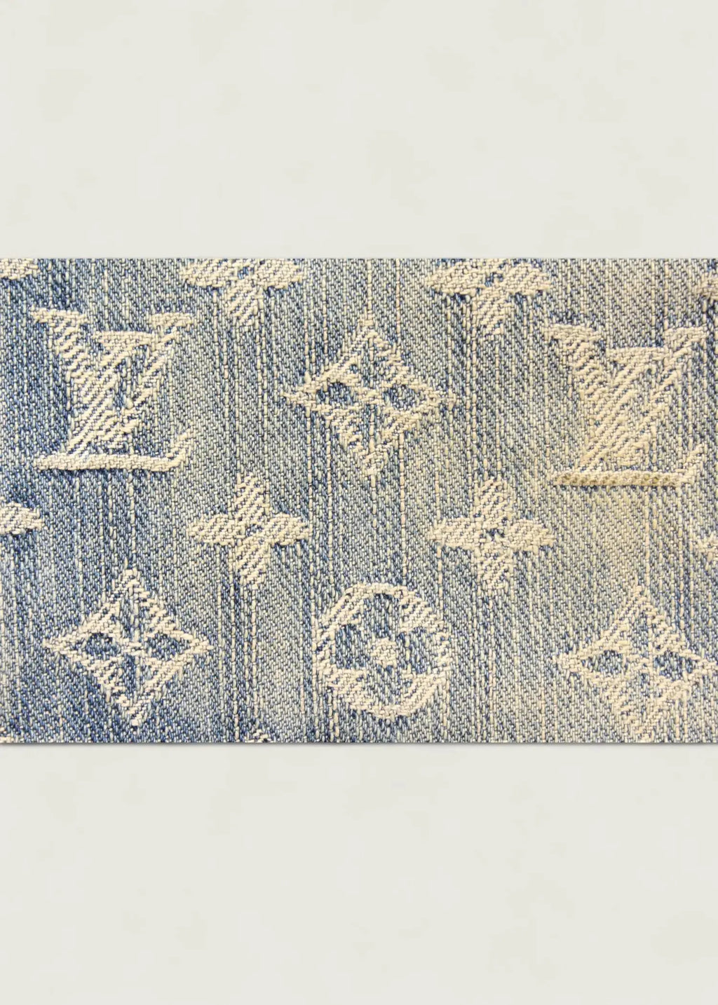 Preloved | Louis Vuitton Monogram Denim Zippy Pung i Jeans Blå Canvas Louis Vuitton