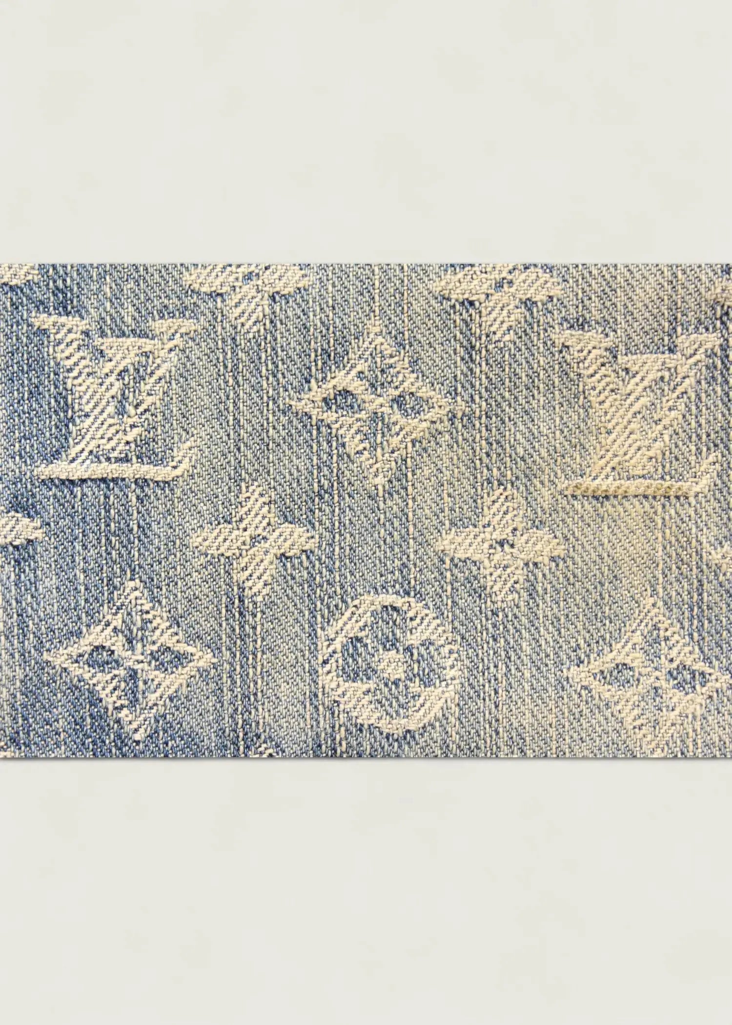 Preloved | Louis Vuitton Monogram Denim Zippy Pung i Jeans Blå Canvas Louis Vuitton