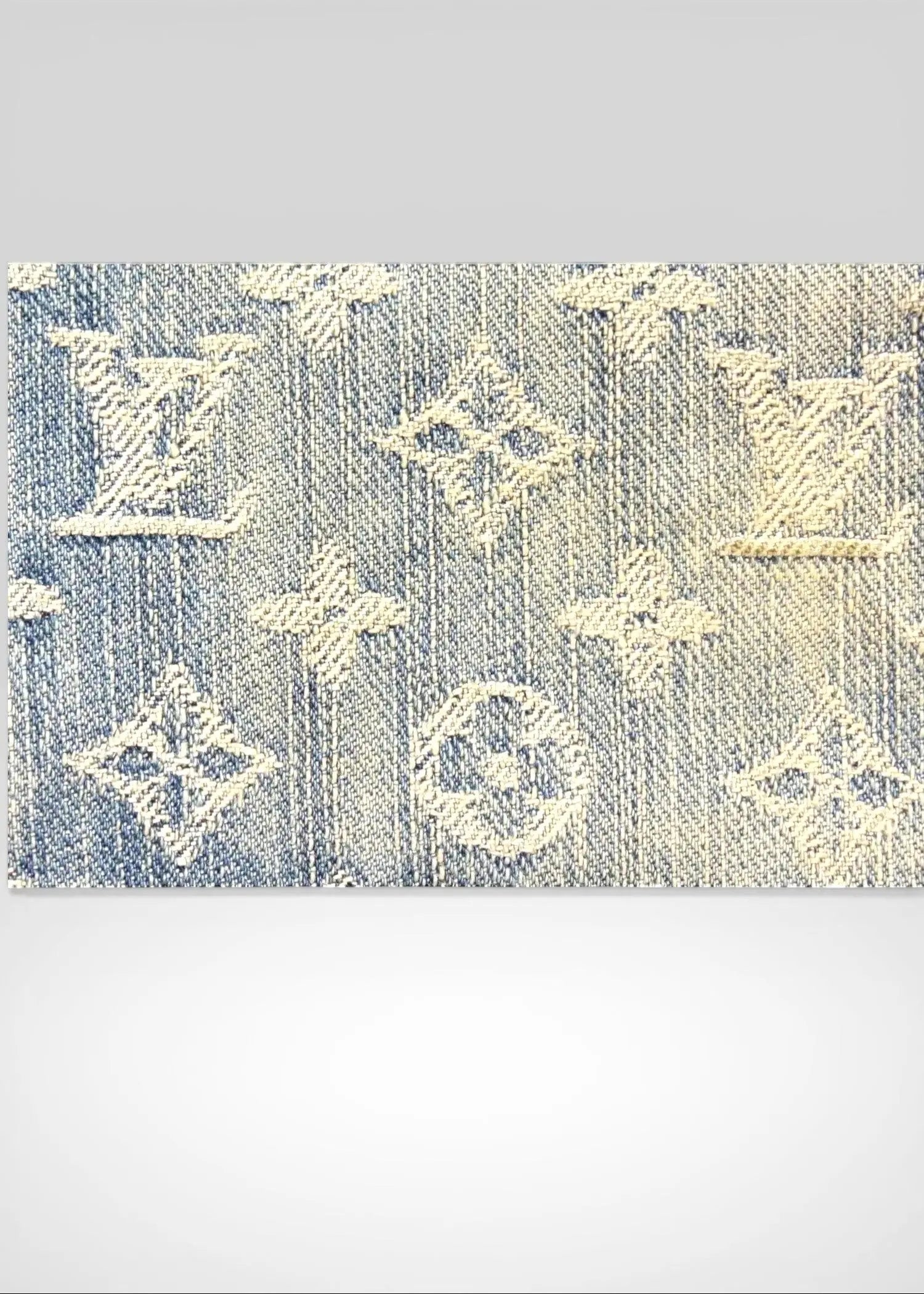 Preloved | Louis Vuitton Monogram Denim Zippy Pung i Jeans Blå Canvas Louis Vuitton