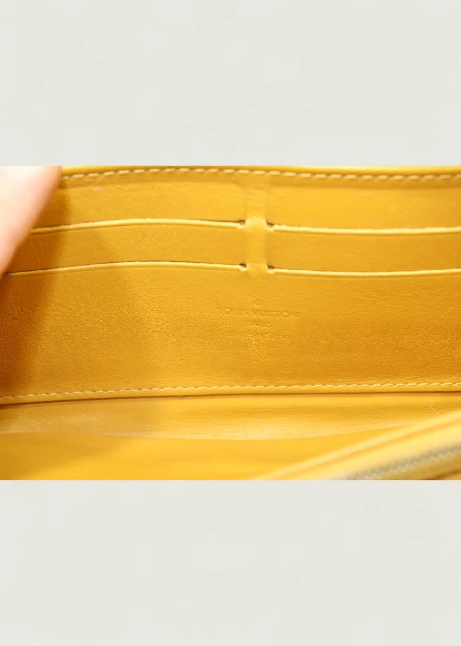 Preloved | Louis Vuitton Monogram Denim Zippy Pung i Jeans Blå Canvas Louis Vuitton