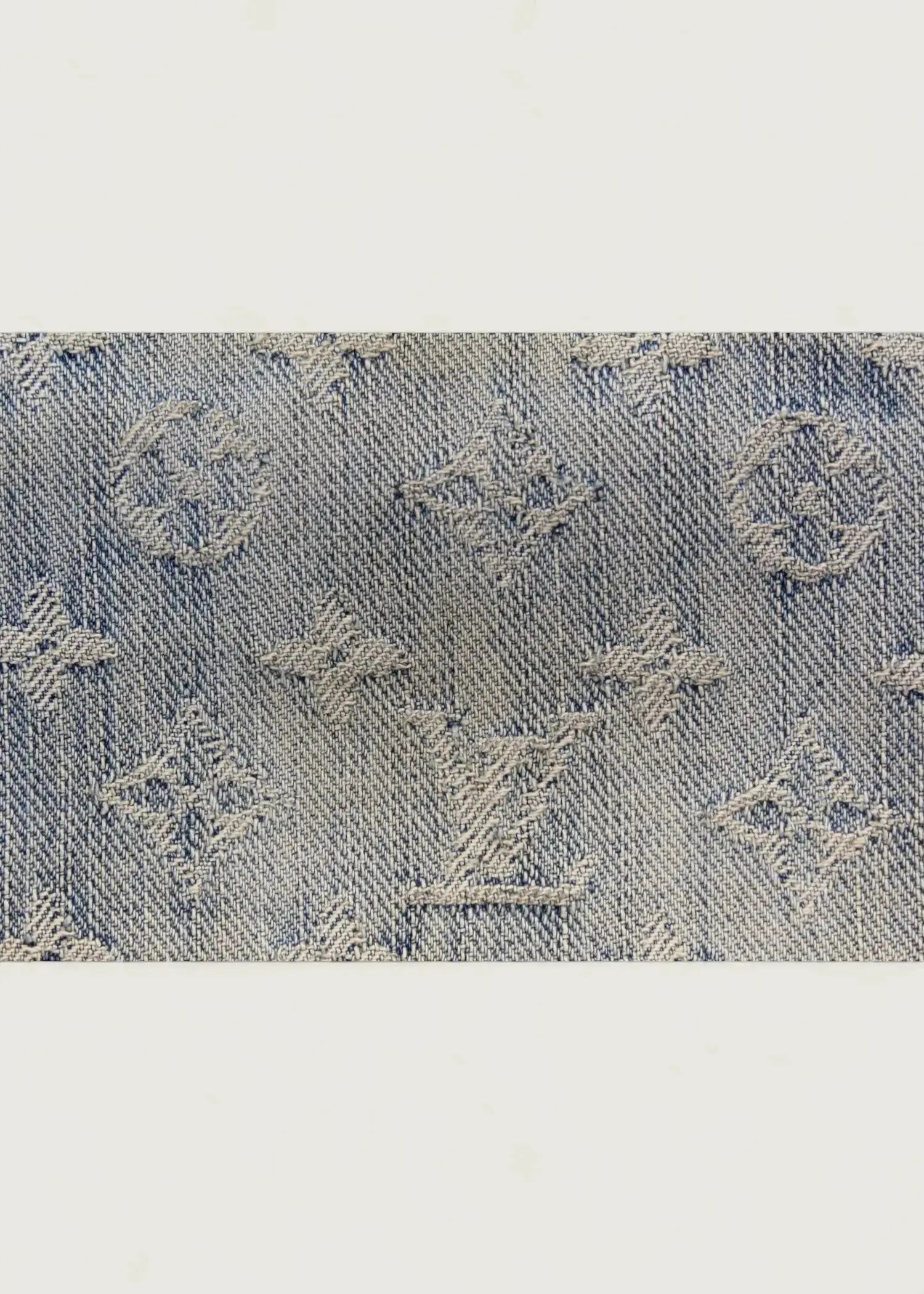 Preloved | Louis Vuitton Monogram Denim Zippy Pung i Jeans Blå Canvas Louis Vuitton