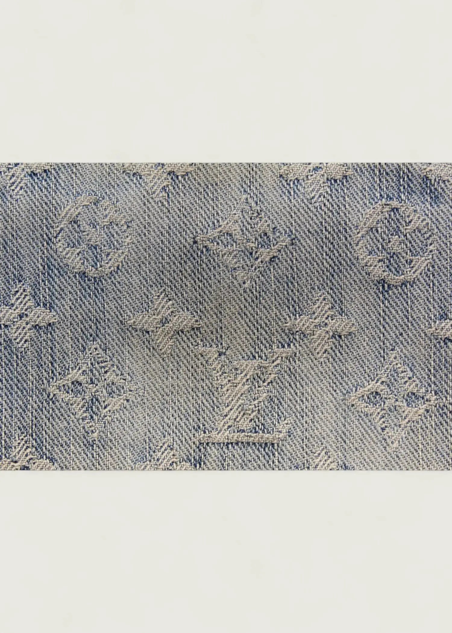 Preloved | Louis Vuitton Monogram Denim Zippy Pung i Jeans Blå Canvas Louis Vuitton