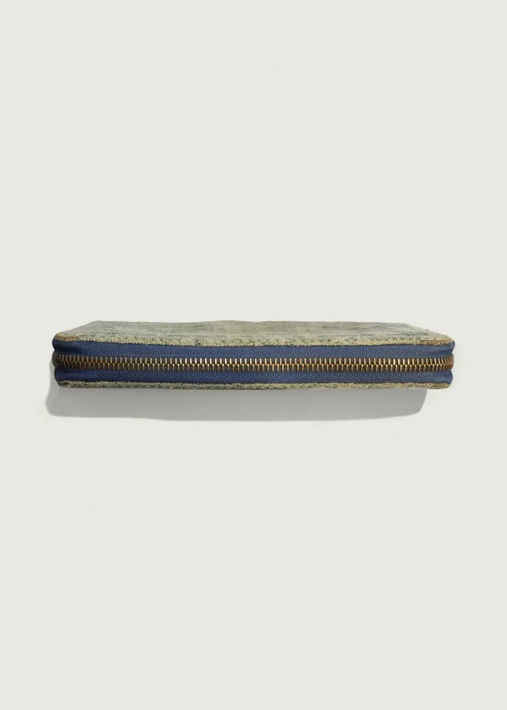 Preloved | Louis Vuitton Monogram Denim Zippy Pung i Jeans Blå Canvas Louis Vuitton