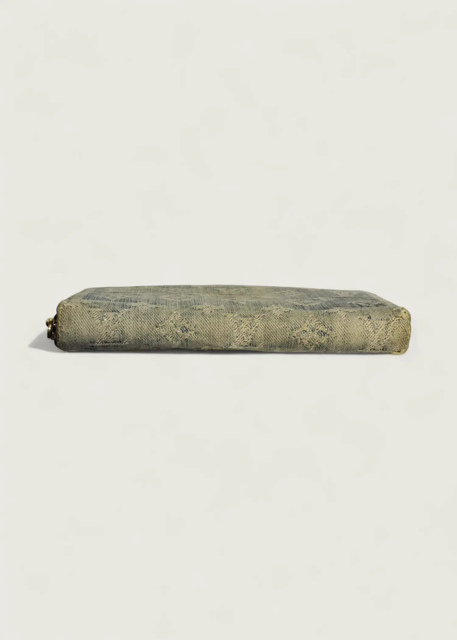 Preloved | Louis Vuitton Monogram Denim Zippy Pung i Jeans Blå Canvas Louis Vuitton