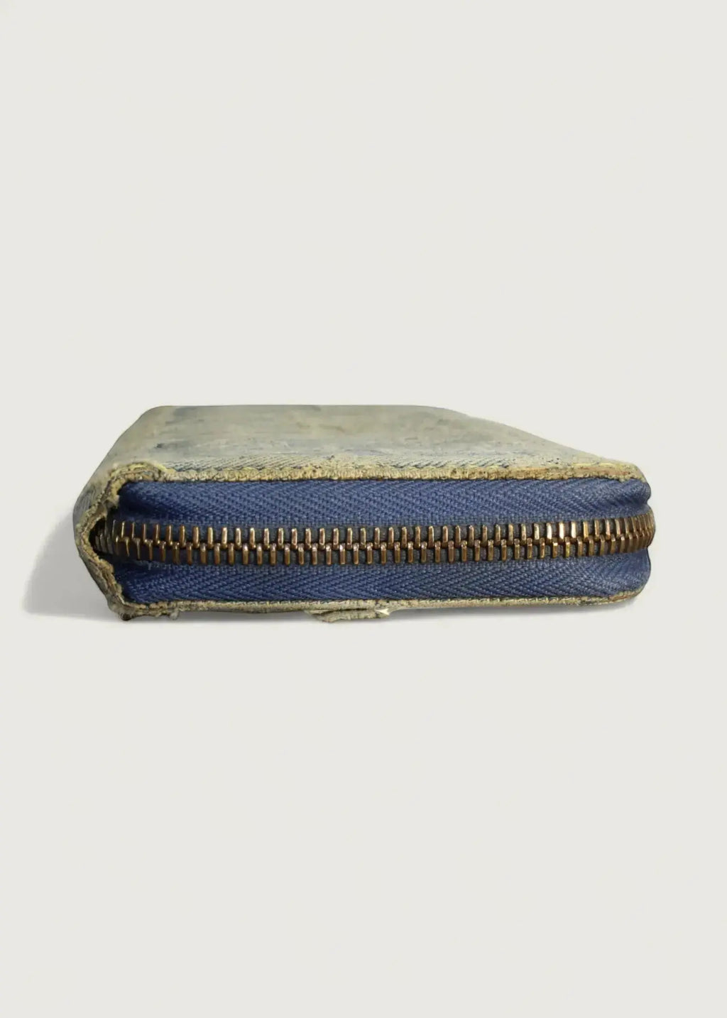 Preloved | Louis Vuitton Monogram Denim Zippy Pung i Jeans Blå Canvas Louis Vuitton