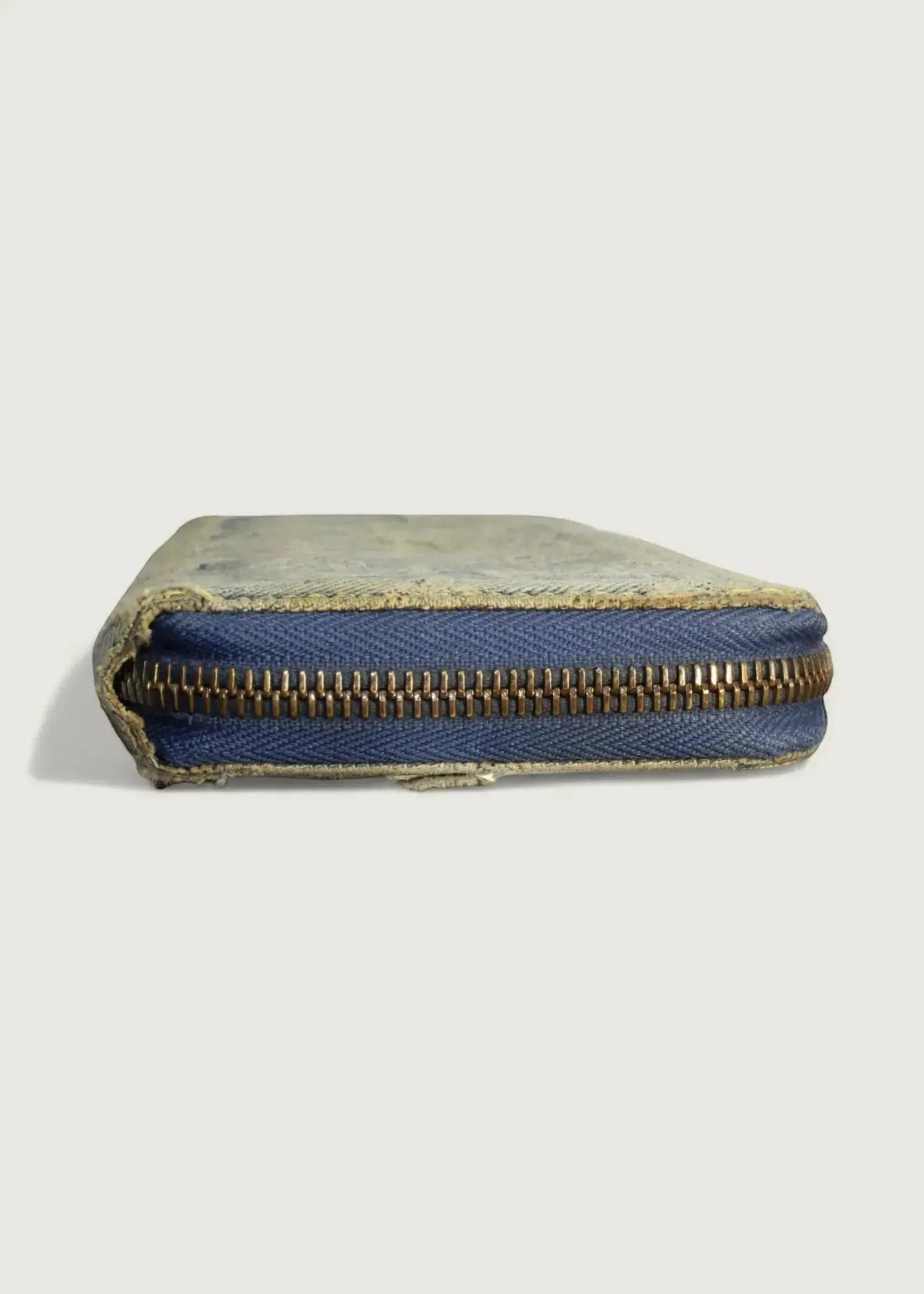 Preloved | Louis Vuitton Monogram Denim Zippy Pung i Jeans Blå Canvas Louis Vuitton