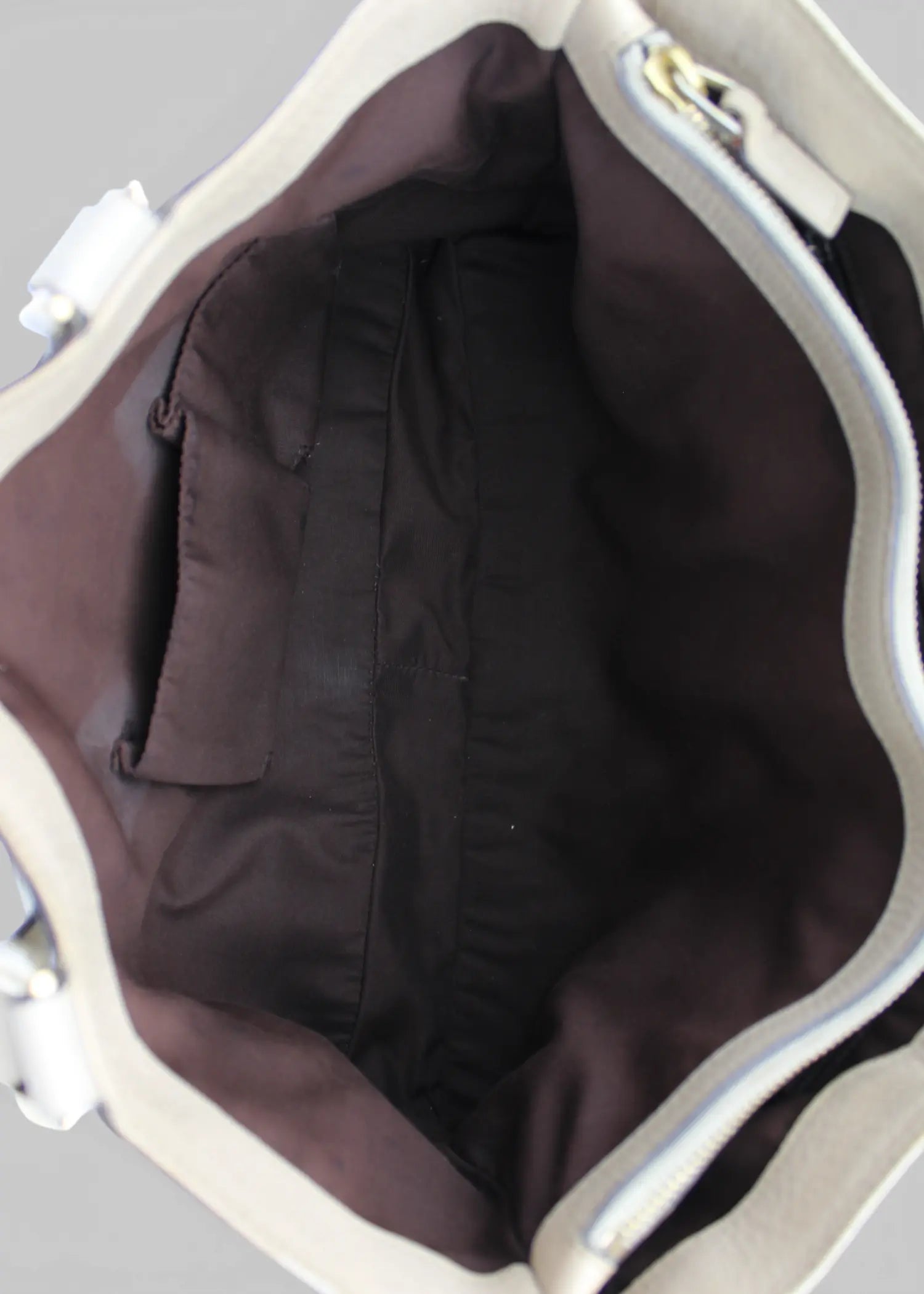 Preloved | Gucci GG Monogram Totebag Abbey med Hvid Læder