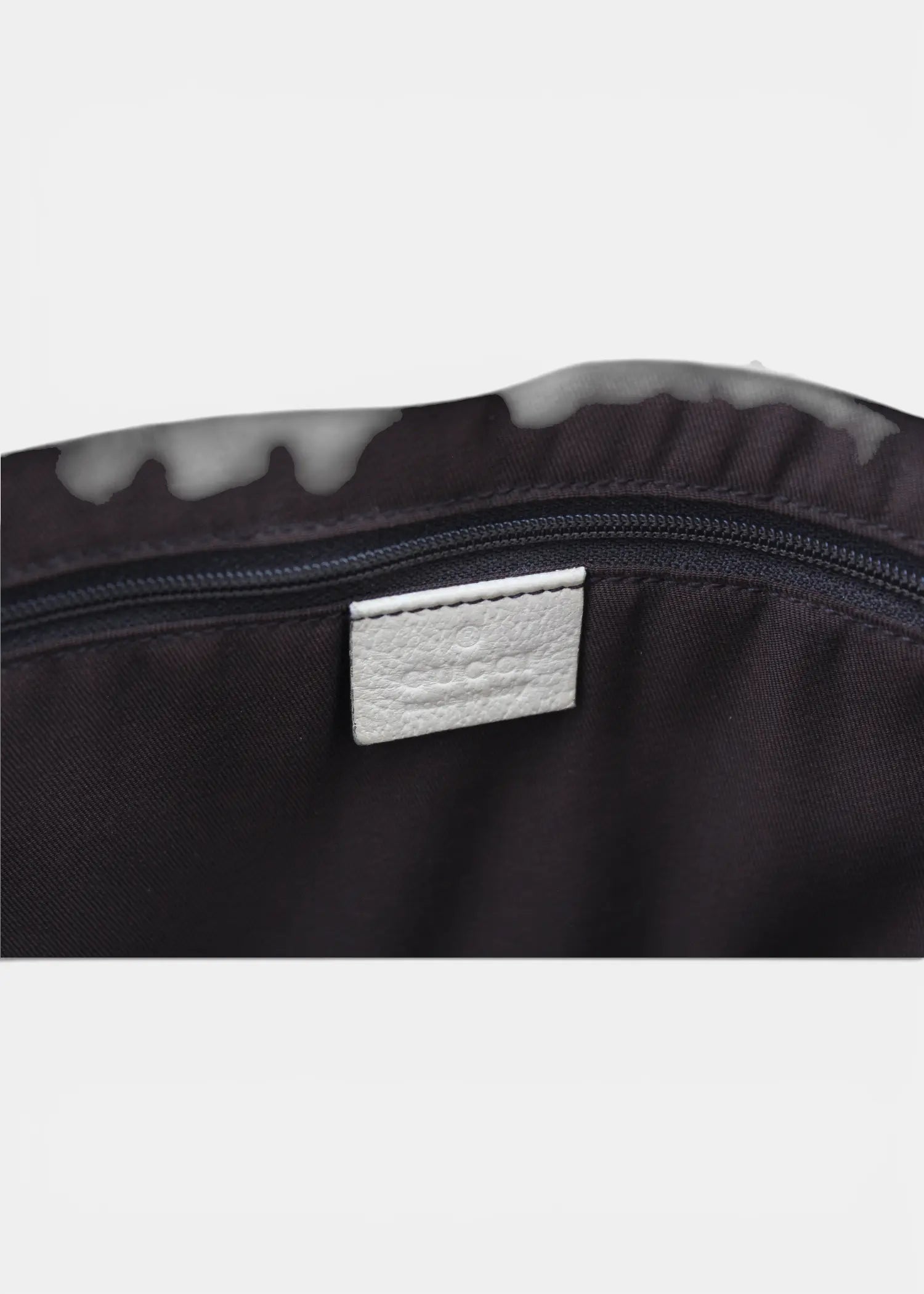 Preloved | Gucci GG Monogram Totebag Abbey med Hvid Læder