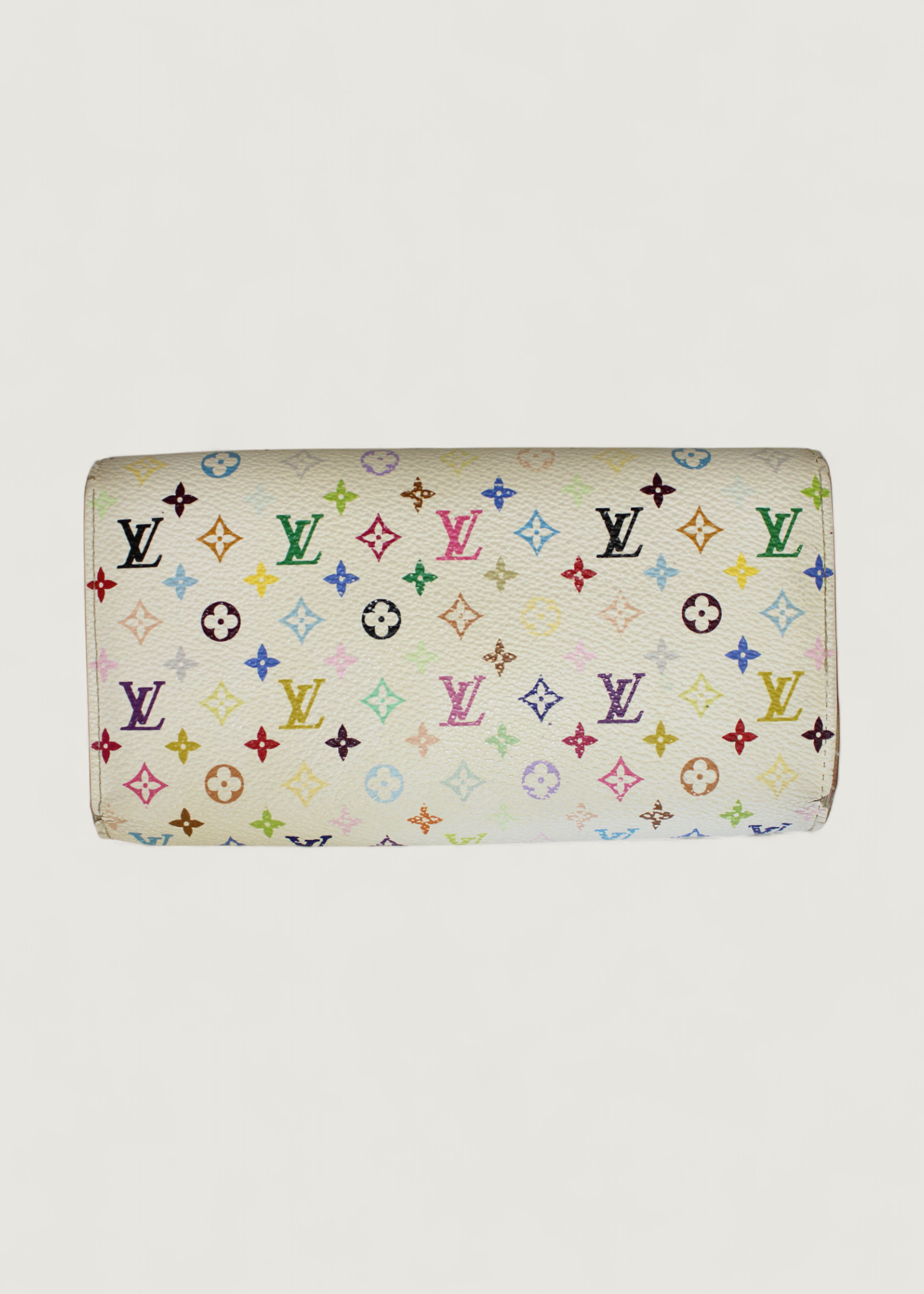 Preloved | Louis Vuitton Monogram x Takashi Murakami Multicolor Porte-Feuille Sarah Hvid Pung