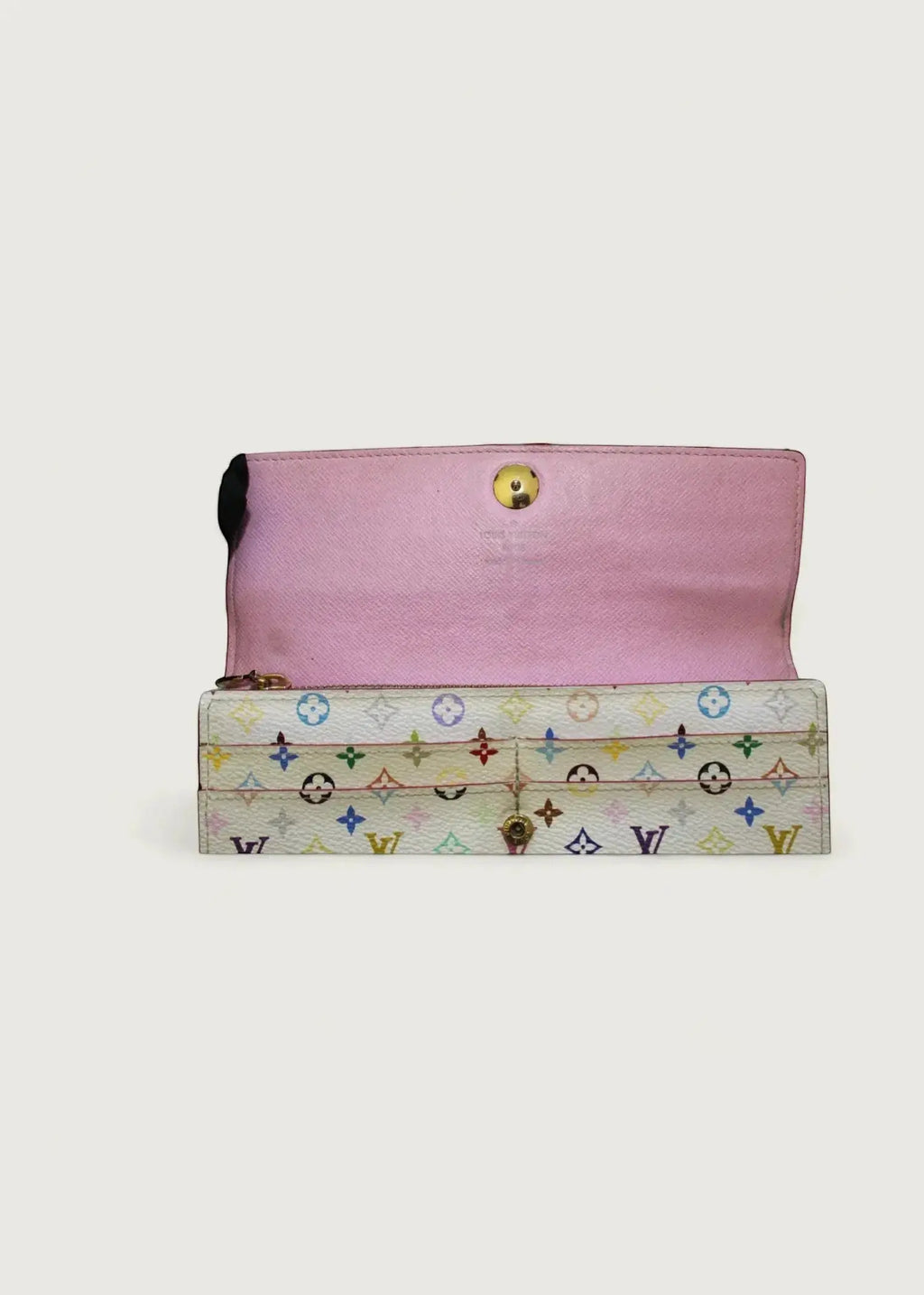 Preloved | Louis Vuitton Monogram x Takashi Murakami Multicolor Porte-Feuille Sarah Hvid Pung Louis Vuitton
