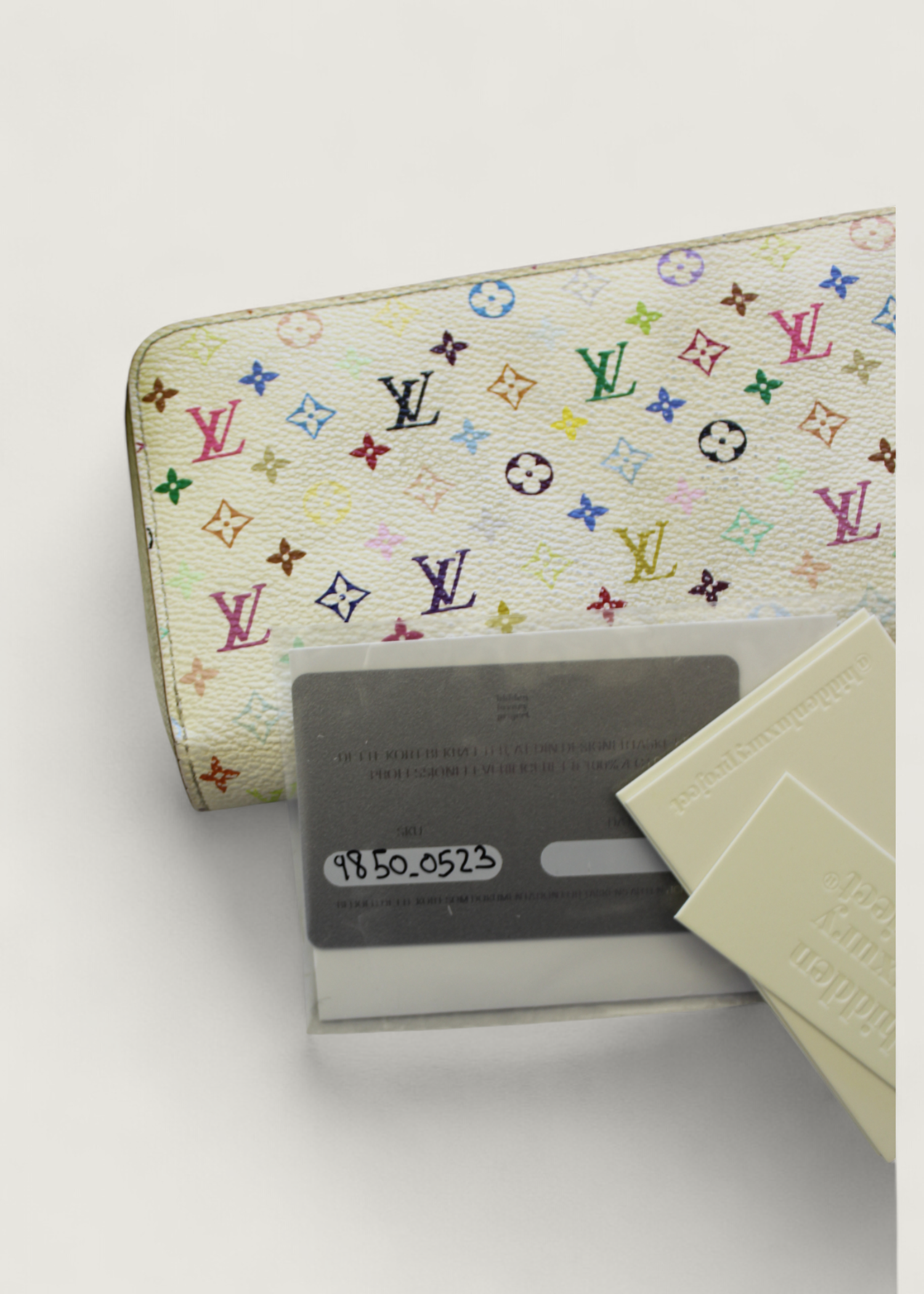 Preloved | Louis Vuitton Monogram x Takashi Murakami Multicolor Zippy Hvid Pung