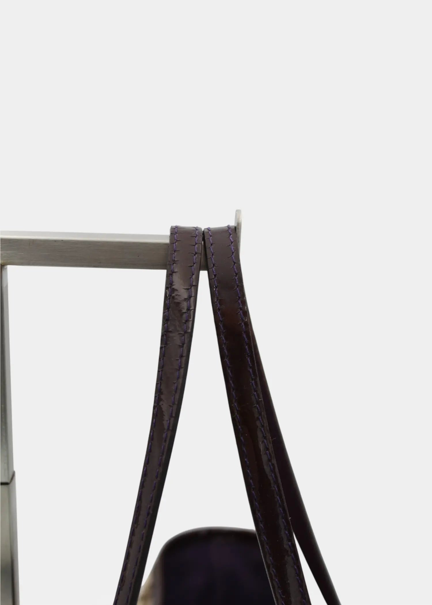 Preloved | Gucci GG Monogram Totebag med Sort PVC Læder