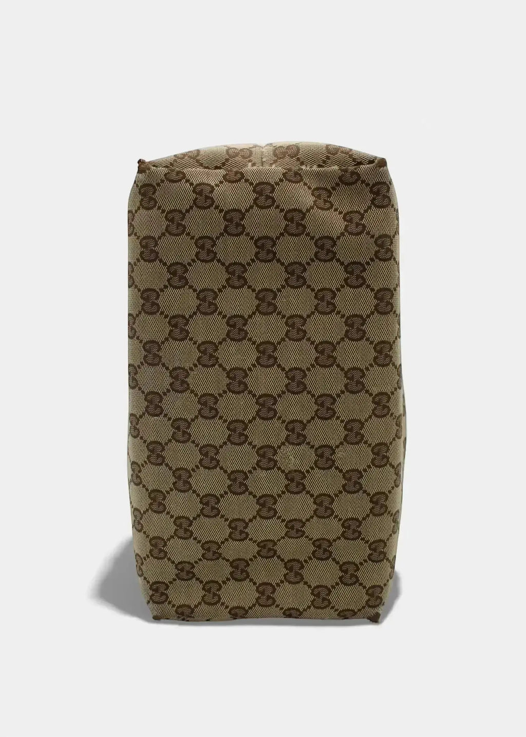 Preloved | Gucci GG Monogram Totebag med Sort / Lilla PVC Læder Gucci