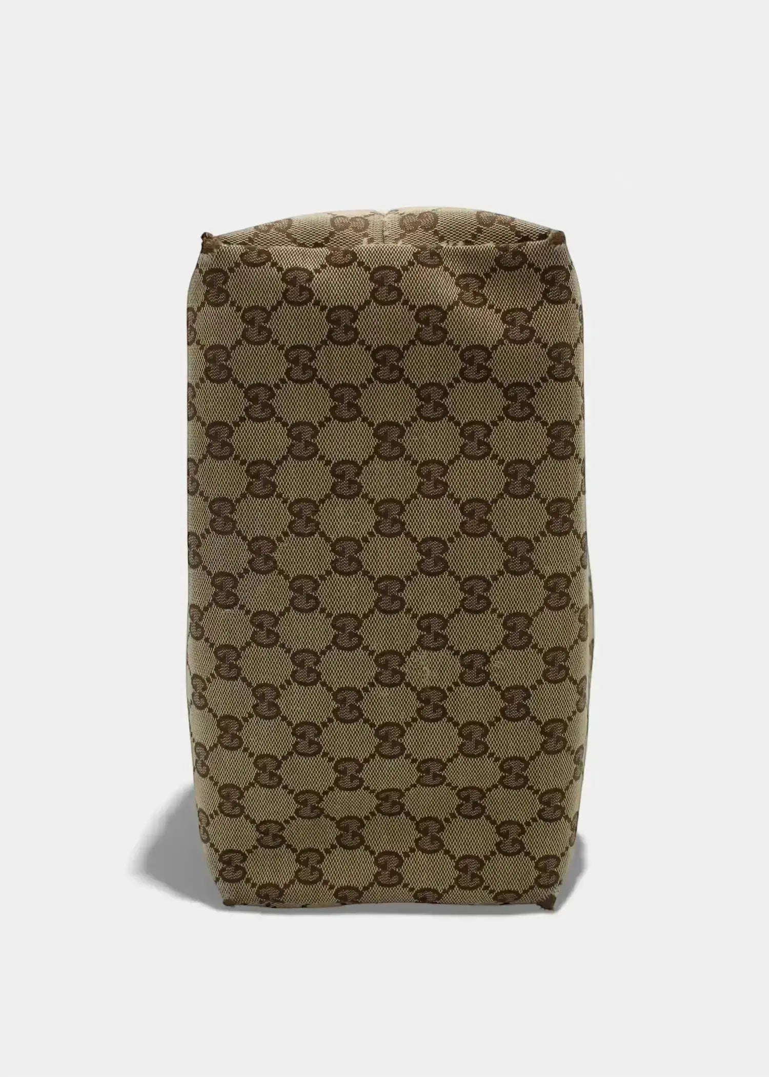 Preloved | Gucci GG Monogram Totebag med Sort / Lilla PVC Læder Gucci