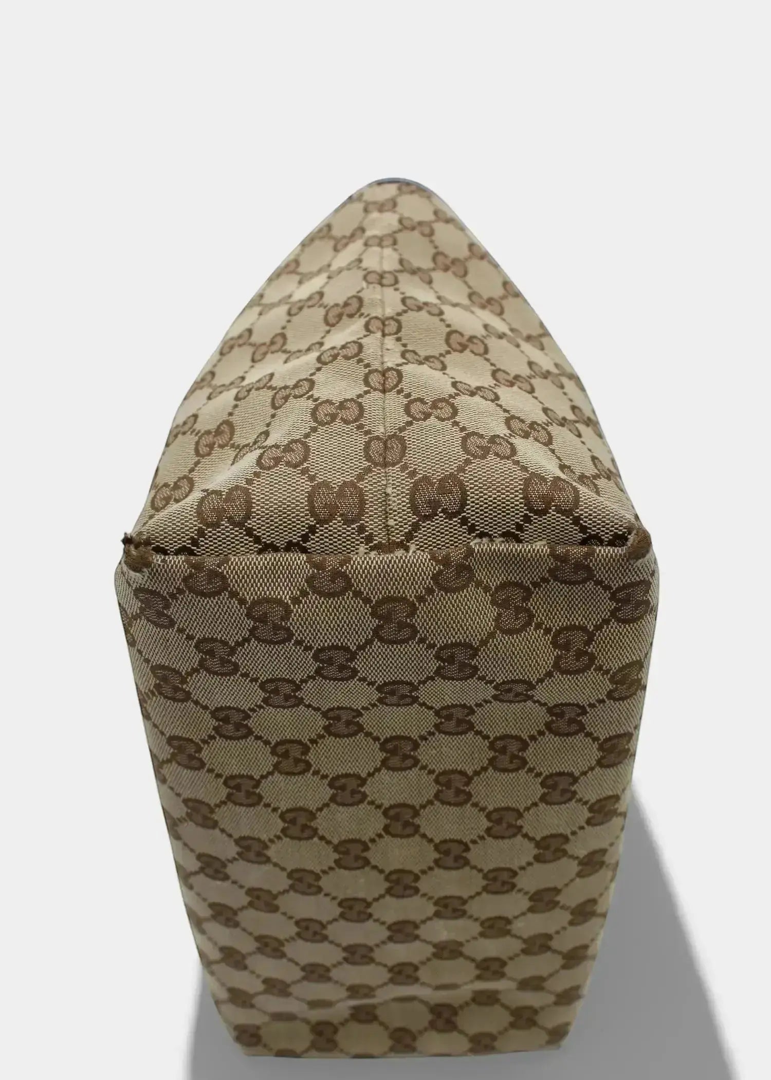 Preloved | Gucci GG Monogram Totebag med Sort / Lilla PVC Læder Gucci