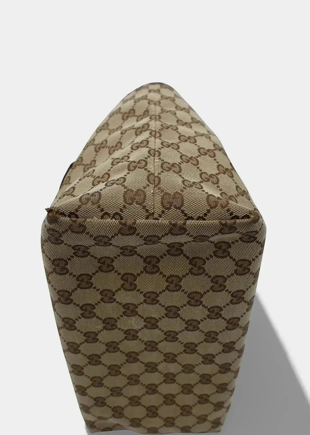 Preloved | Gucci GG Monogram Totebag med Sort / Lilla PVC Læder Gucci