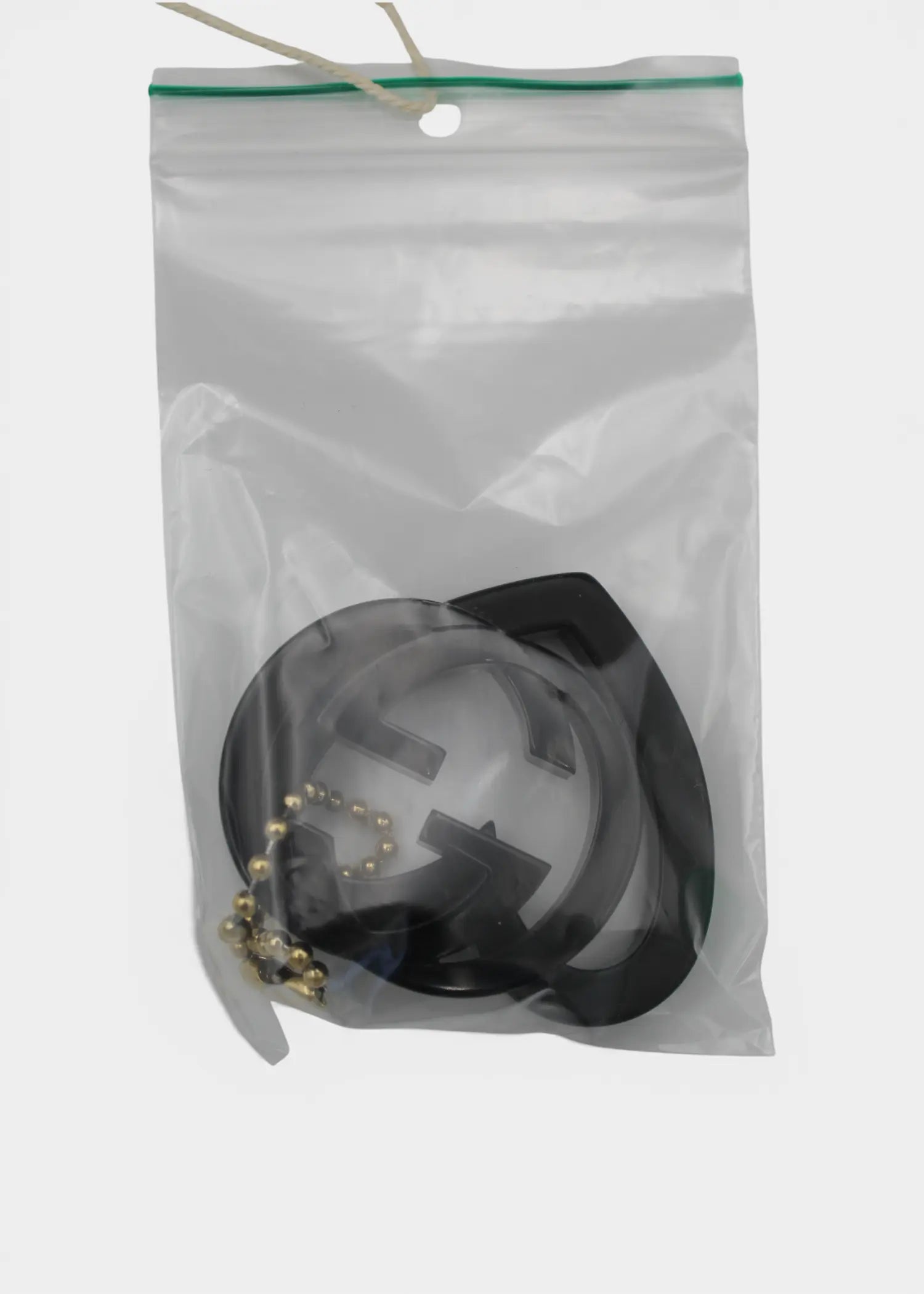 Preloved | Gucci GG Monogram Totebag med Sort PVC Læder