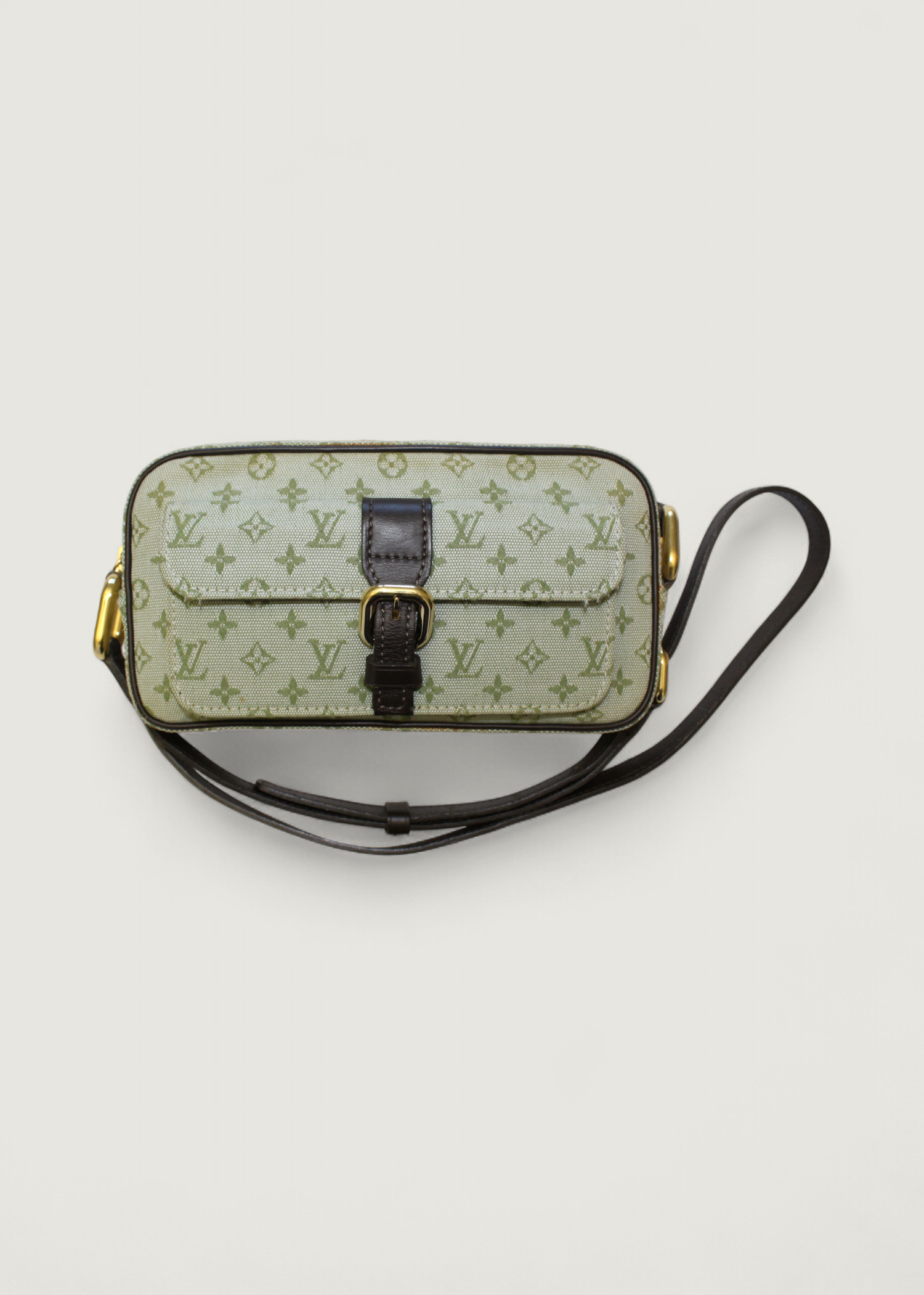 Preloved | Louis Vuitton Monogram Mini Juliette PM Crossbody i Grøn Canvas