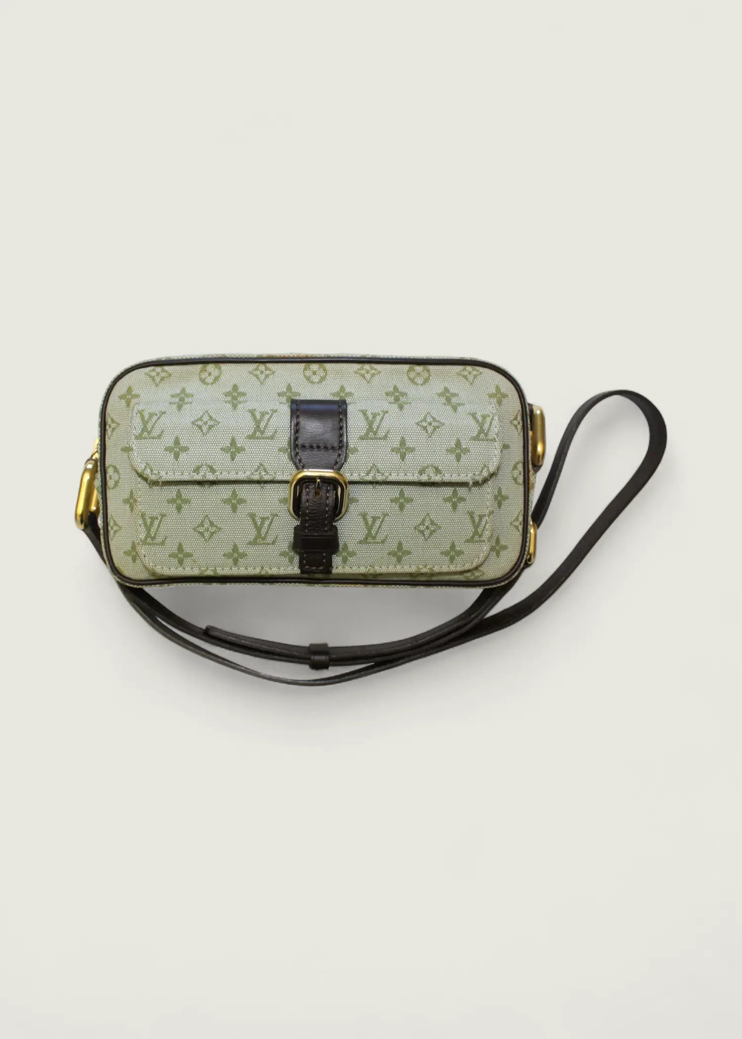 Preloved | Louis Vuitton Monogram Mini Juliette PM Crossbody i Grøn Canvas Louis Vuitton