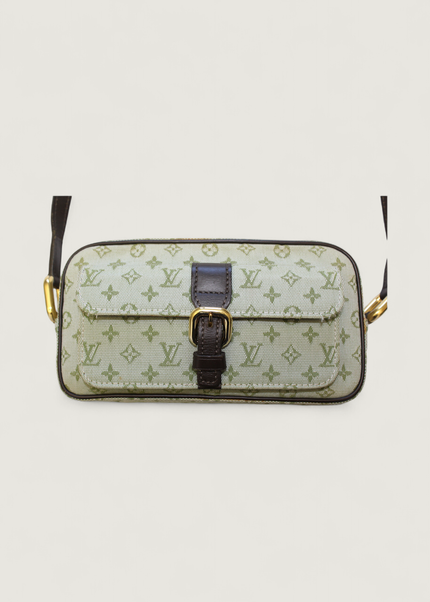 Preloved | Louis Vuitton Monogram Mini Juliette PM Crossbody i Grøn Canvas