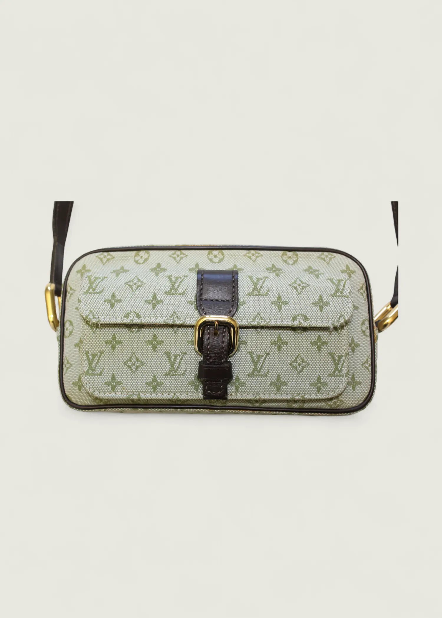 Preloved | Louis Vuitton Monogram Mini Juliette PM Crossbody i Grøn Canvas Louis Vuitton