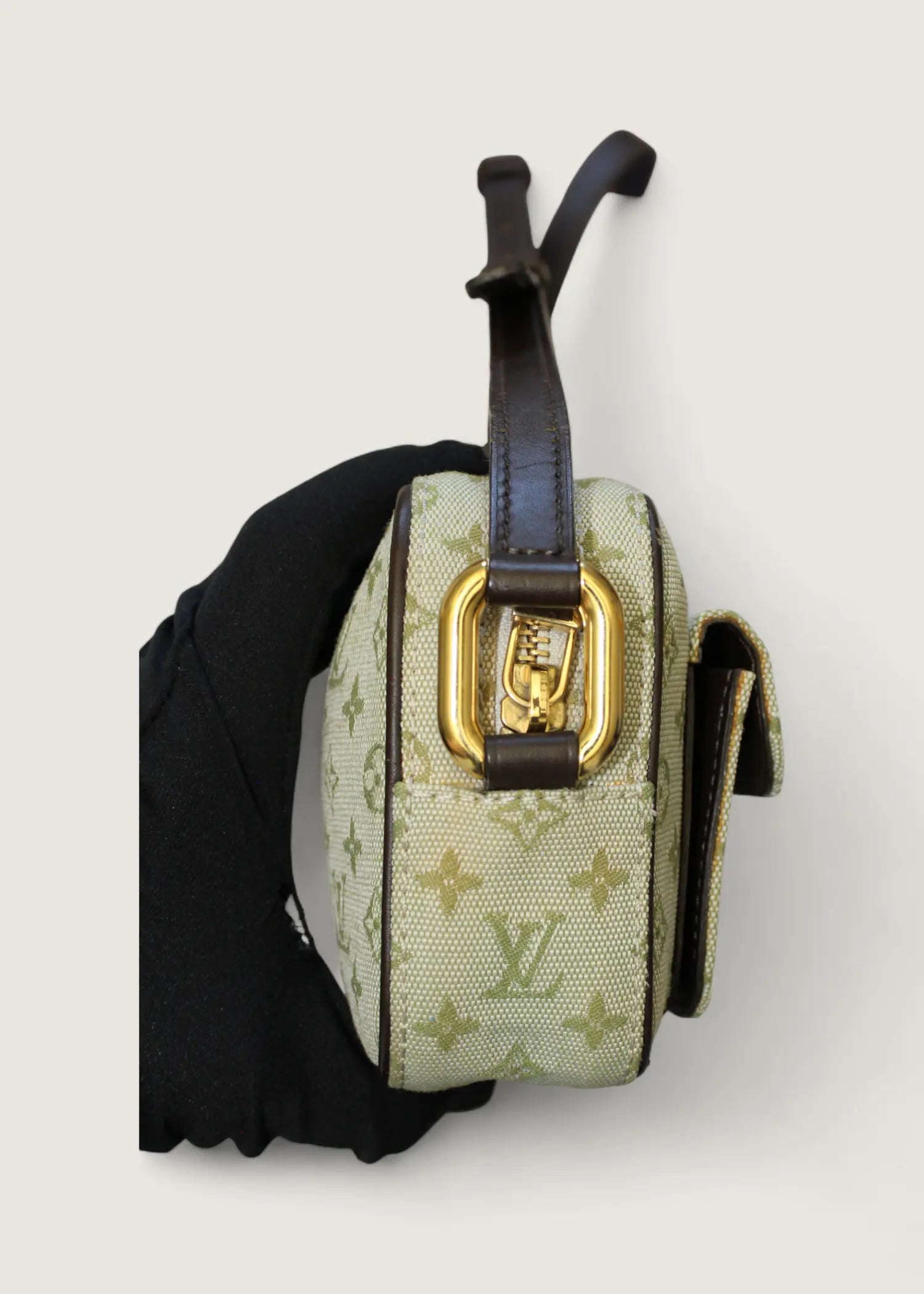 Preloved | Louis Vuitton Monogram Mini Juliette PM Crossbody i Grøn Canvas Louis Vuitton