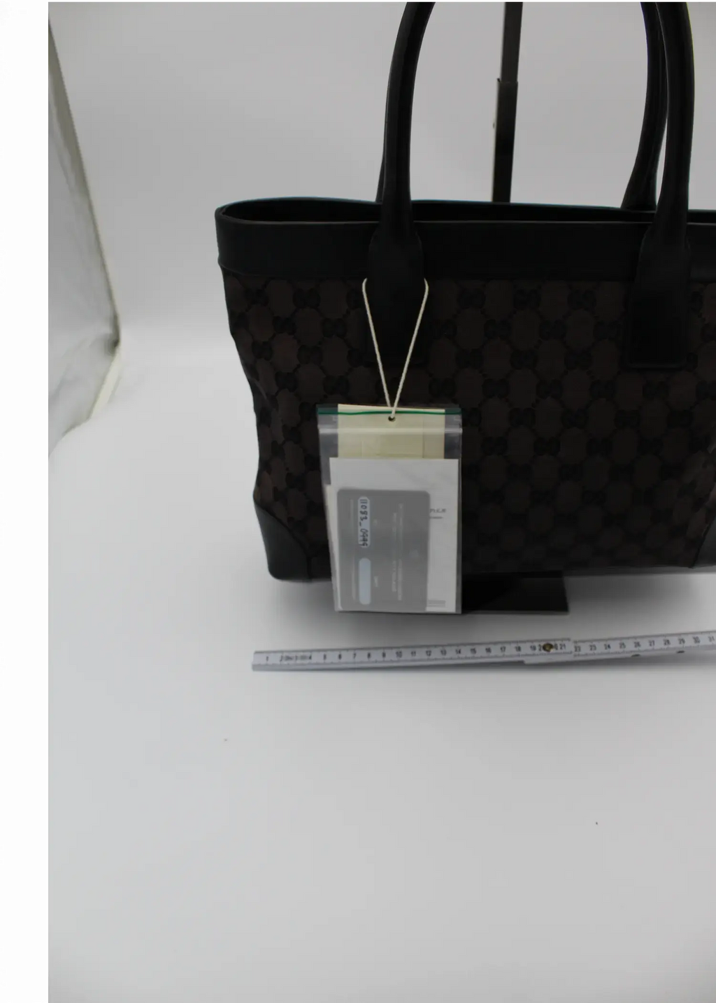 Preloved | Gucci GG Monogram Håndtaske i Sort Gucci