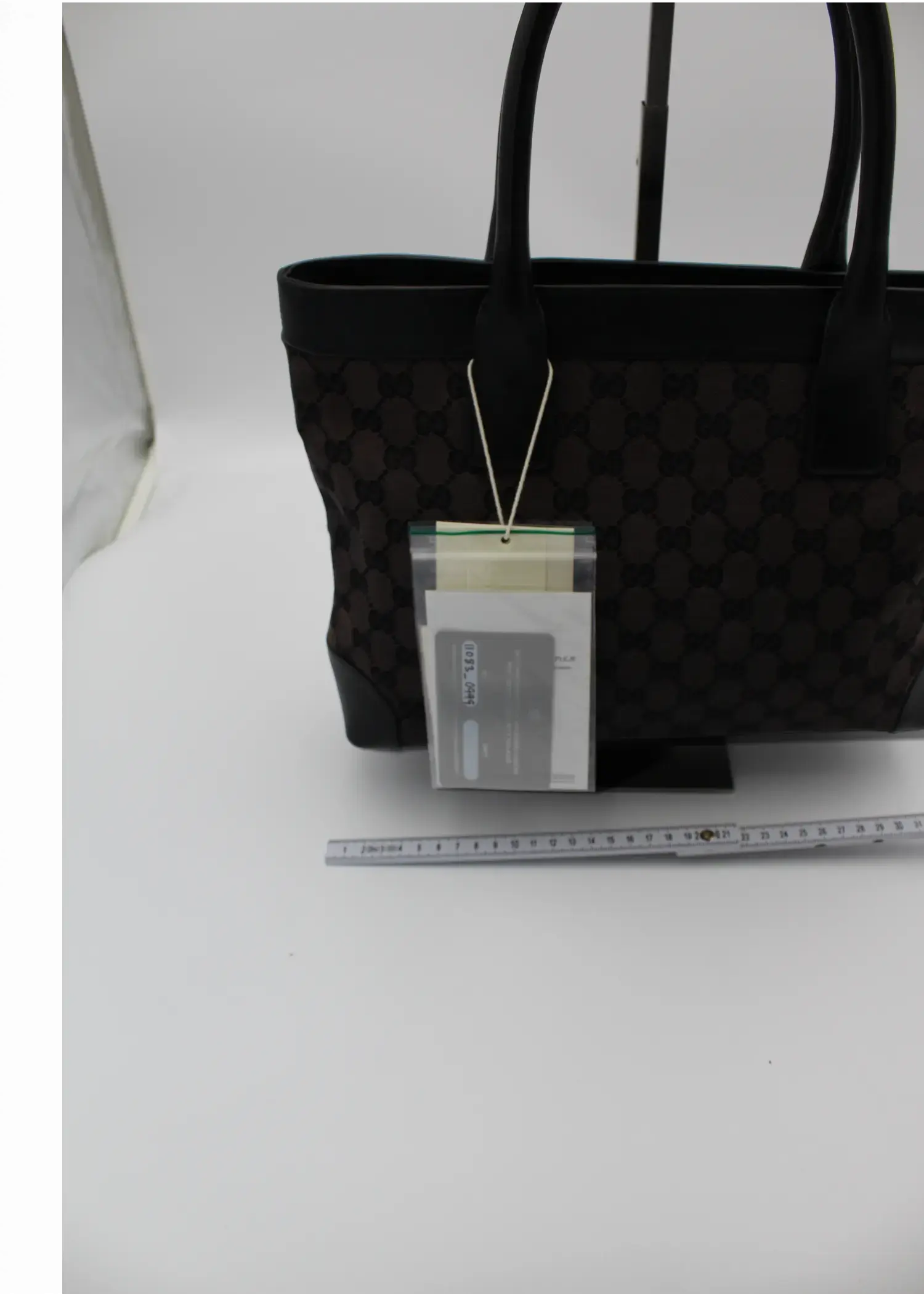 Preloved | Gucci GG Monogram Håndtaske i Sort Gucci