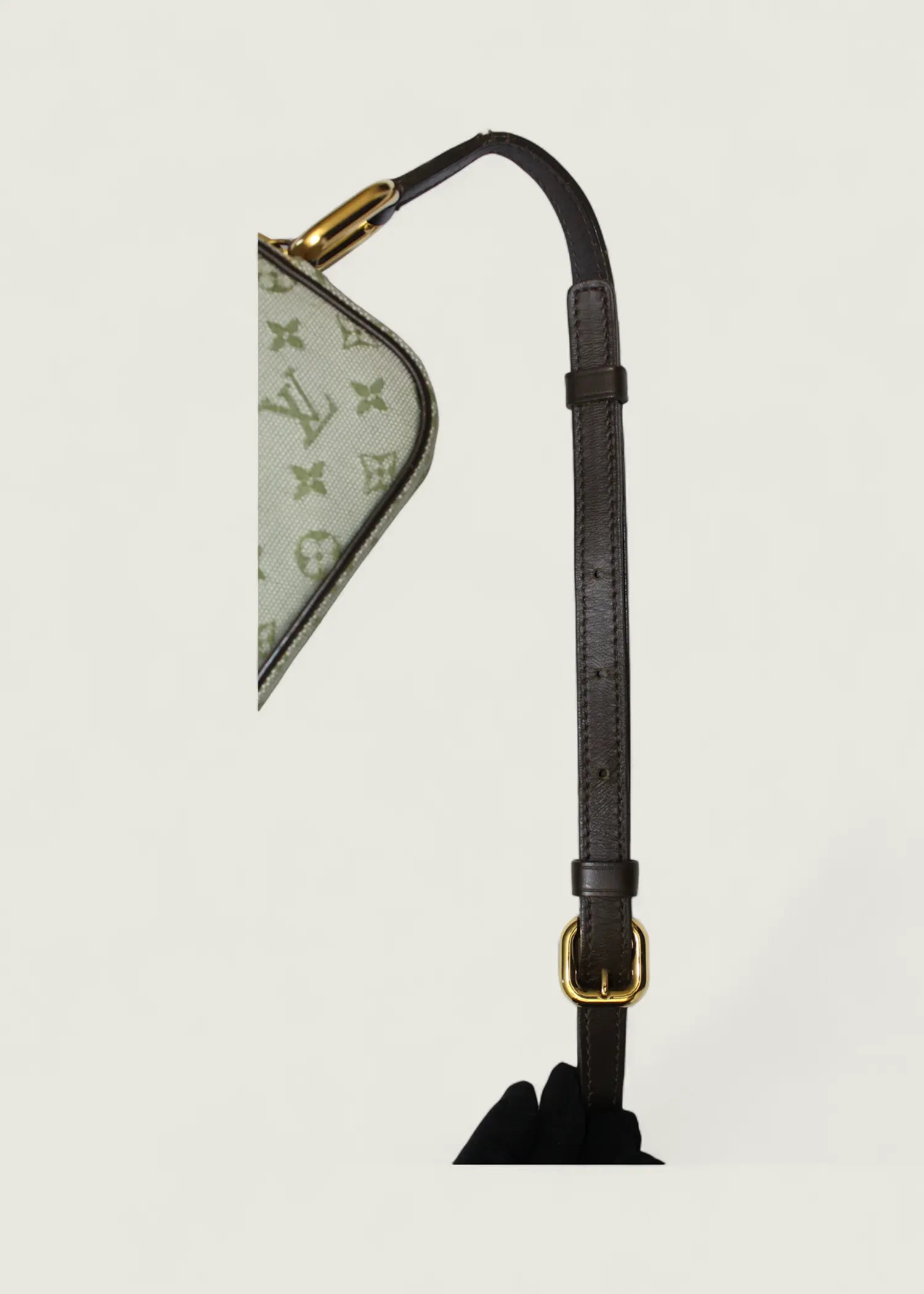 Preloved | Louis Vuitton Monogram Mini Juliette PM Crossbody i Grøn Canvas Louis Vuitton