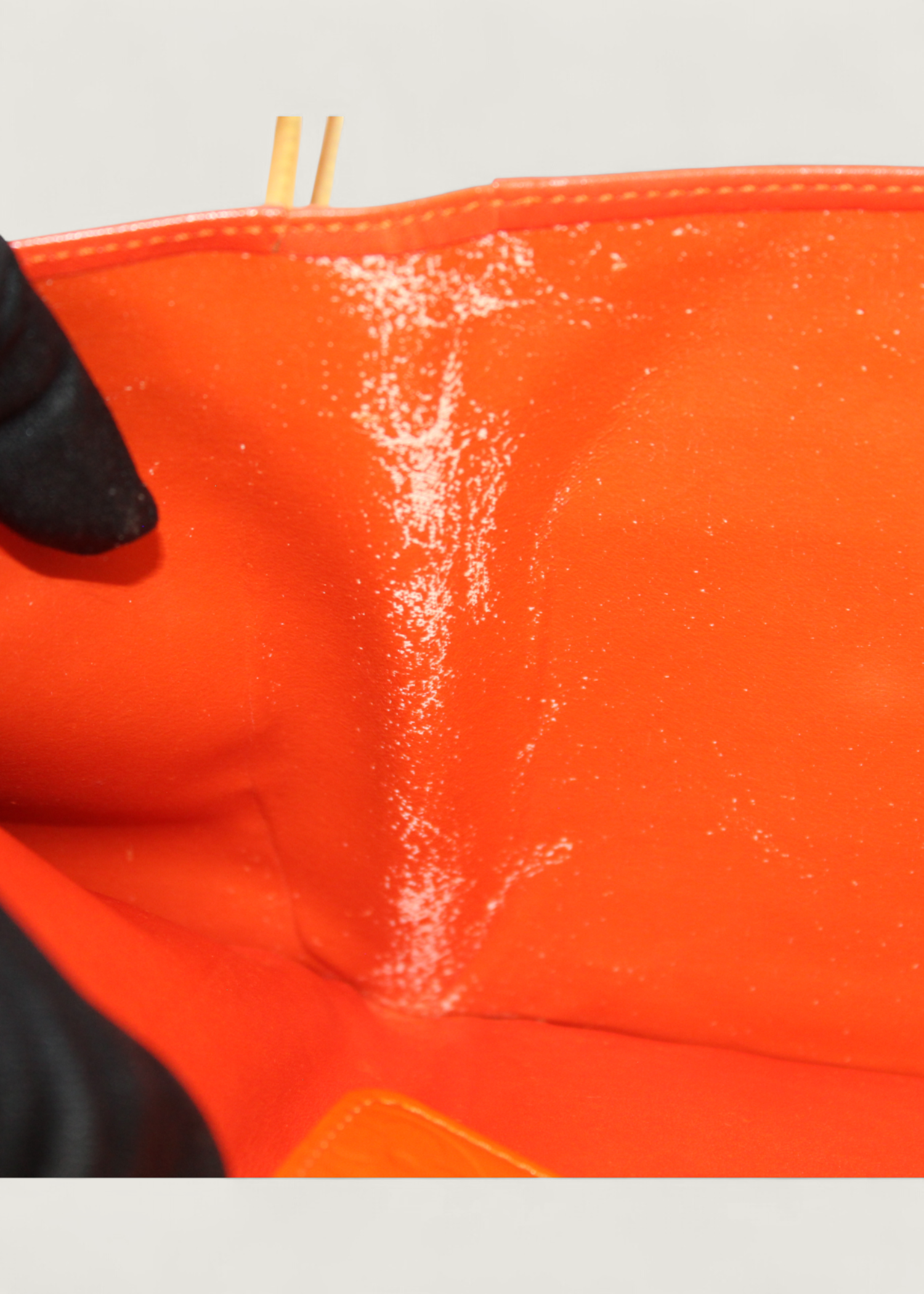 Preloved | Louis Vuitton Monogram Vernis Walker Pochette Crossbody Pung i Orange Patent Læder