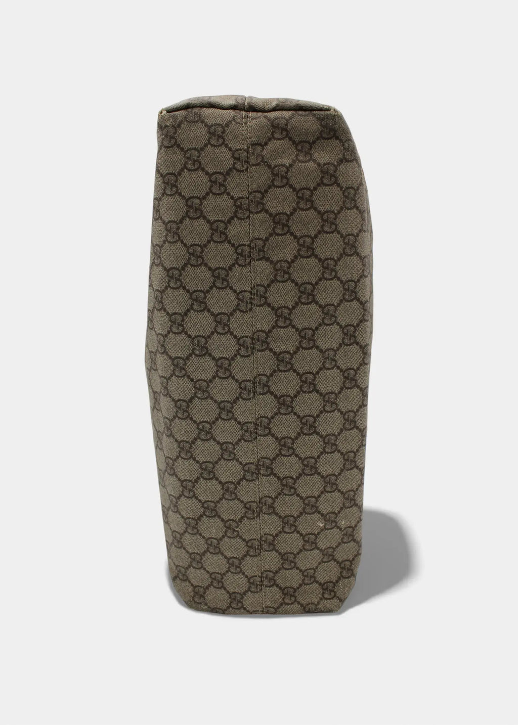 Preloved | Gucci GG Monogram Totebag med Hvid Læder