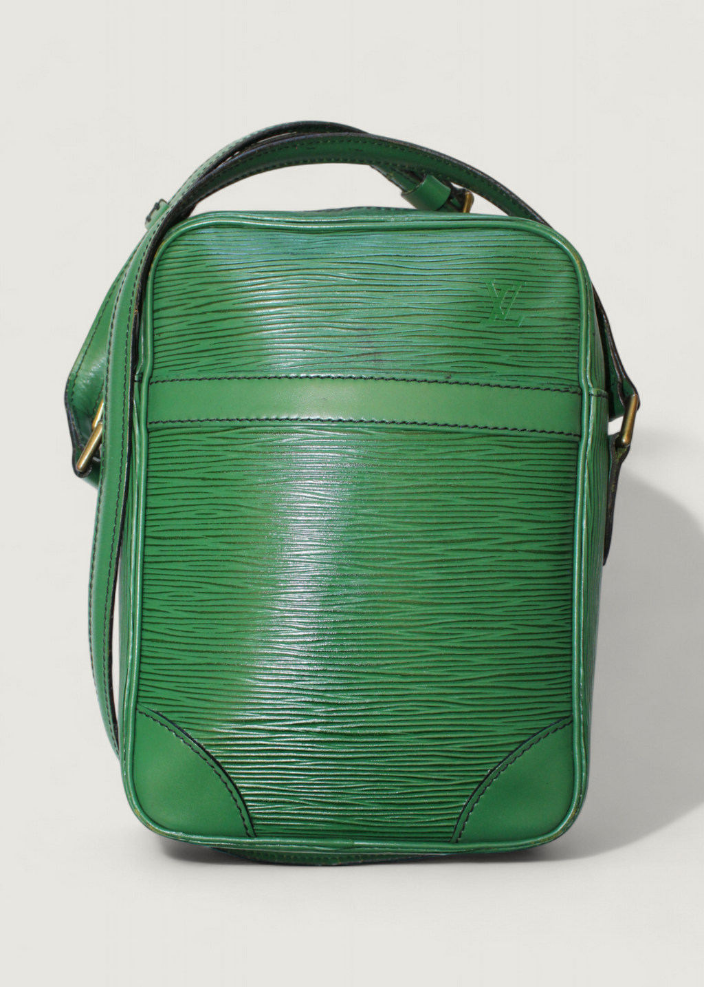 Preloved | Louis Vuitton Danube Crossbody i Grøn Epi Læder
