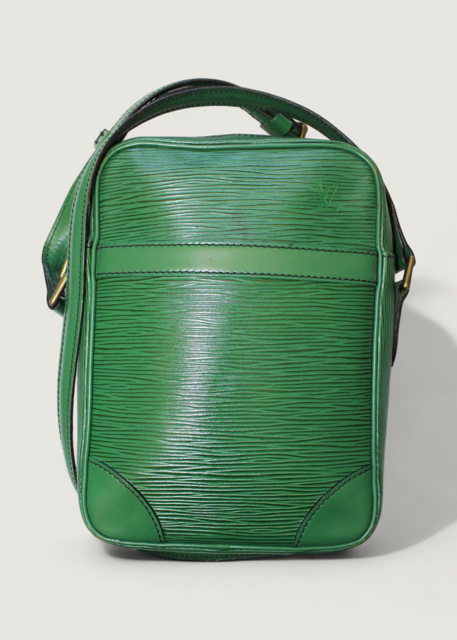 Preloved | Louis Vuitton Danube Crossbody i Grøn Epi Læder