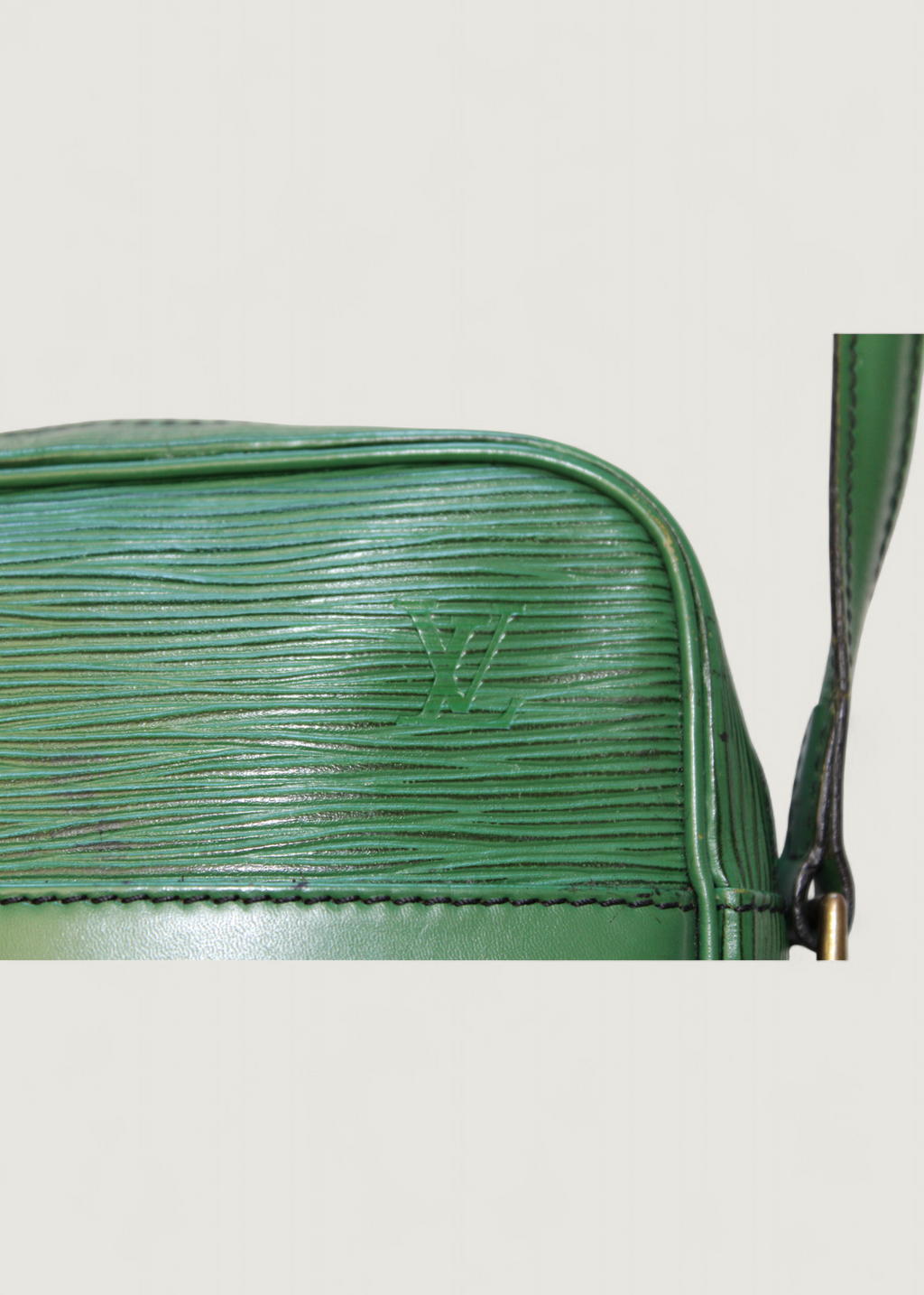 Preloved | Louis Vuitton Danube Crossbody i Grøn Epi Læder